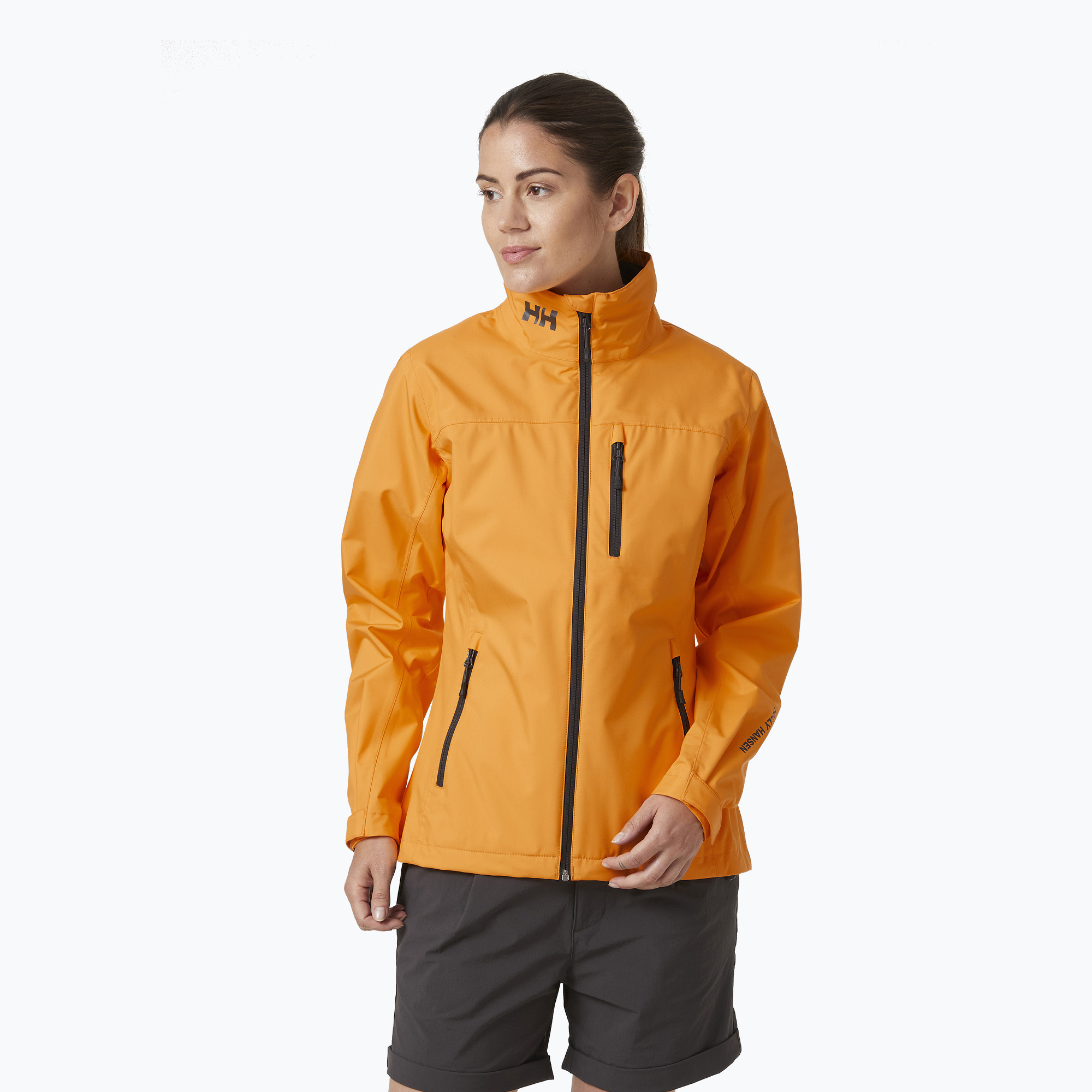Kurtka żeglarska damska Helly Hansen Crew orange sorbet 
