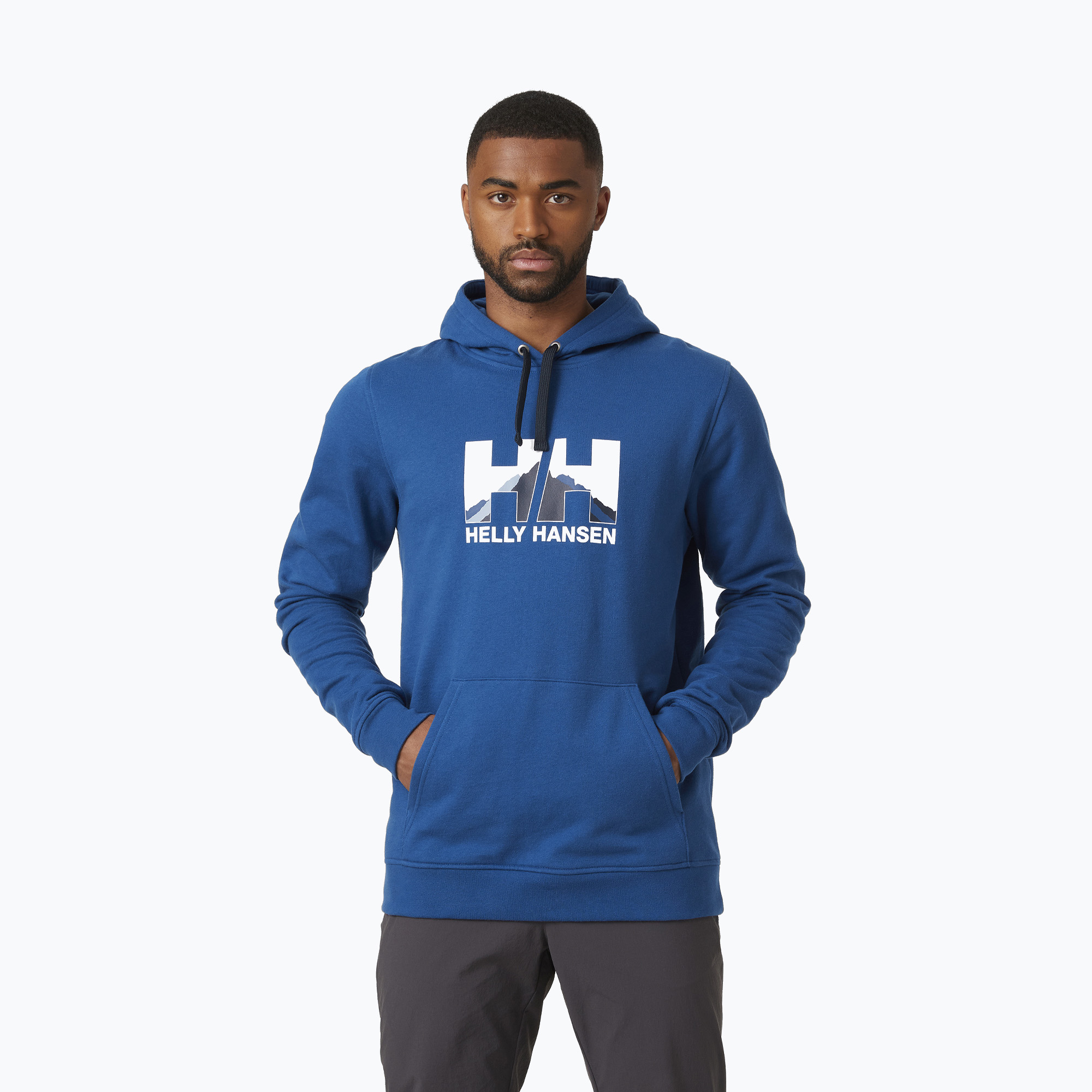 Bluza męska Helly Hansen Nord Graphic Pull Over Hoodie deep fjord/606 