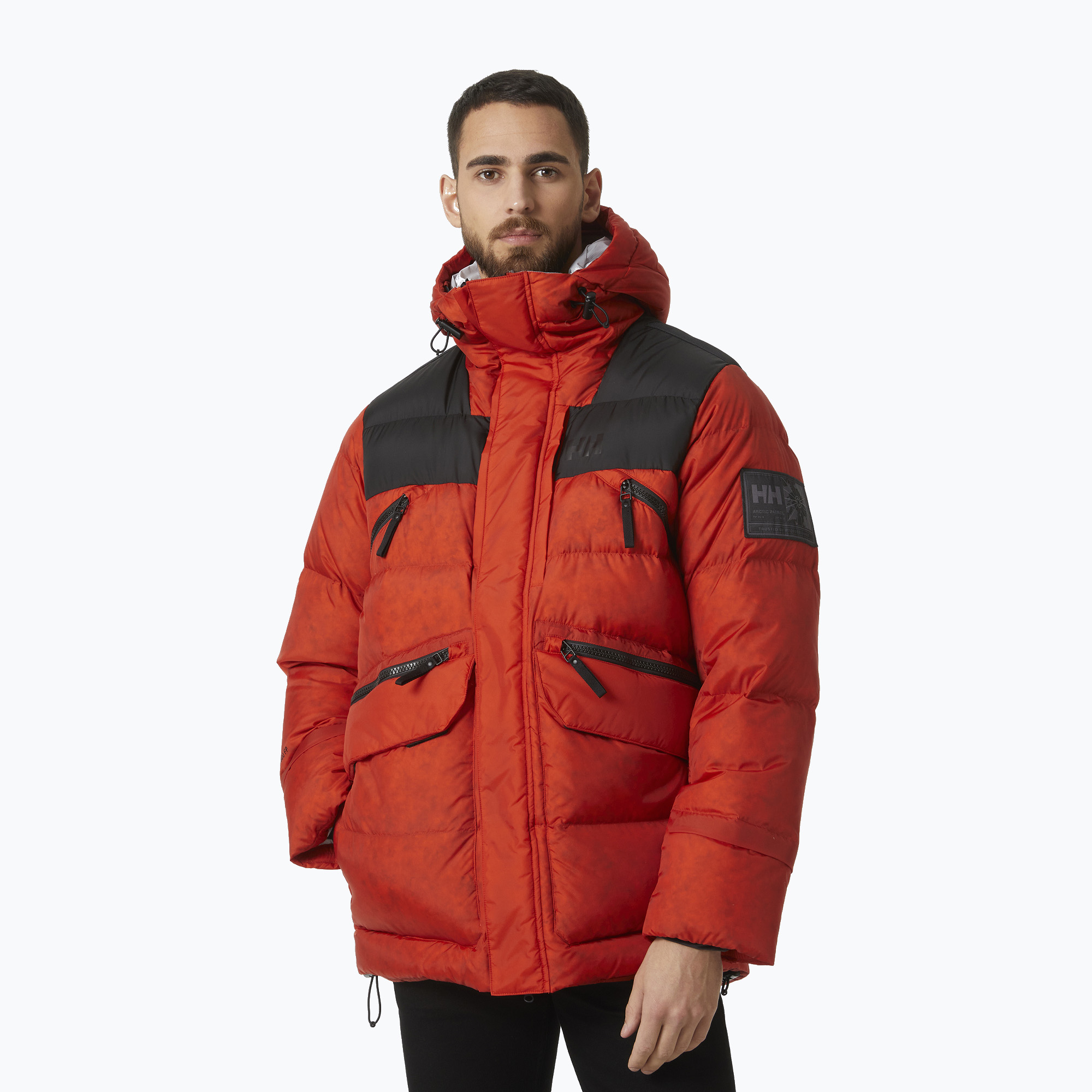 Kurtka męska Helly Hansen Arctic Patrol H2 Flow Parka patrol orange 