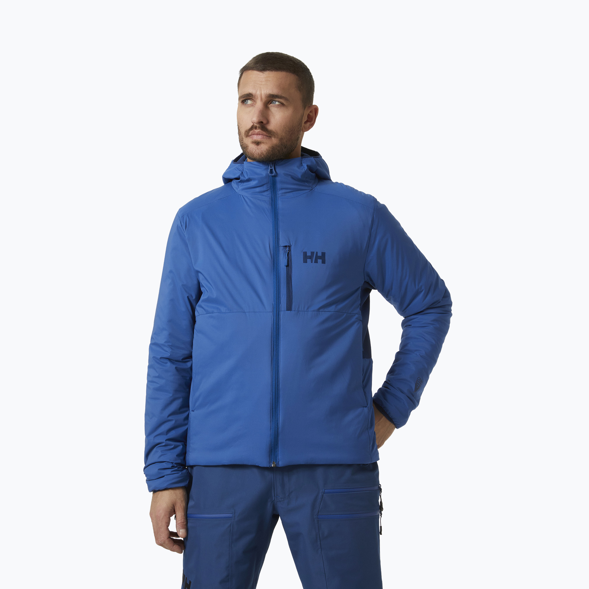 Kurtka zimowa męska Helly Hansen Odin Stretch Hooded Insulator deep fjord 