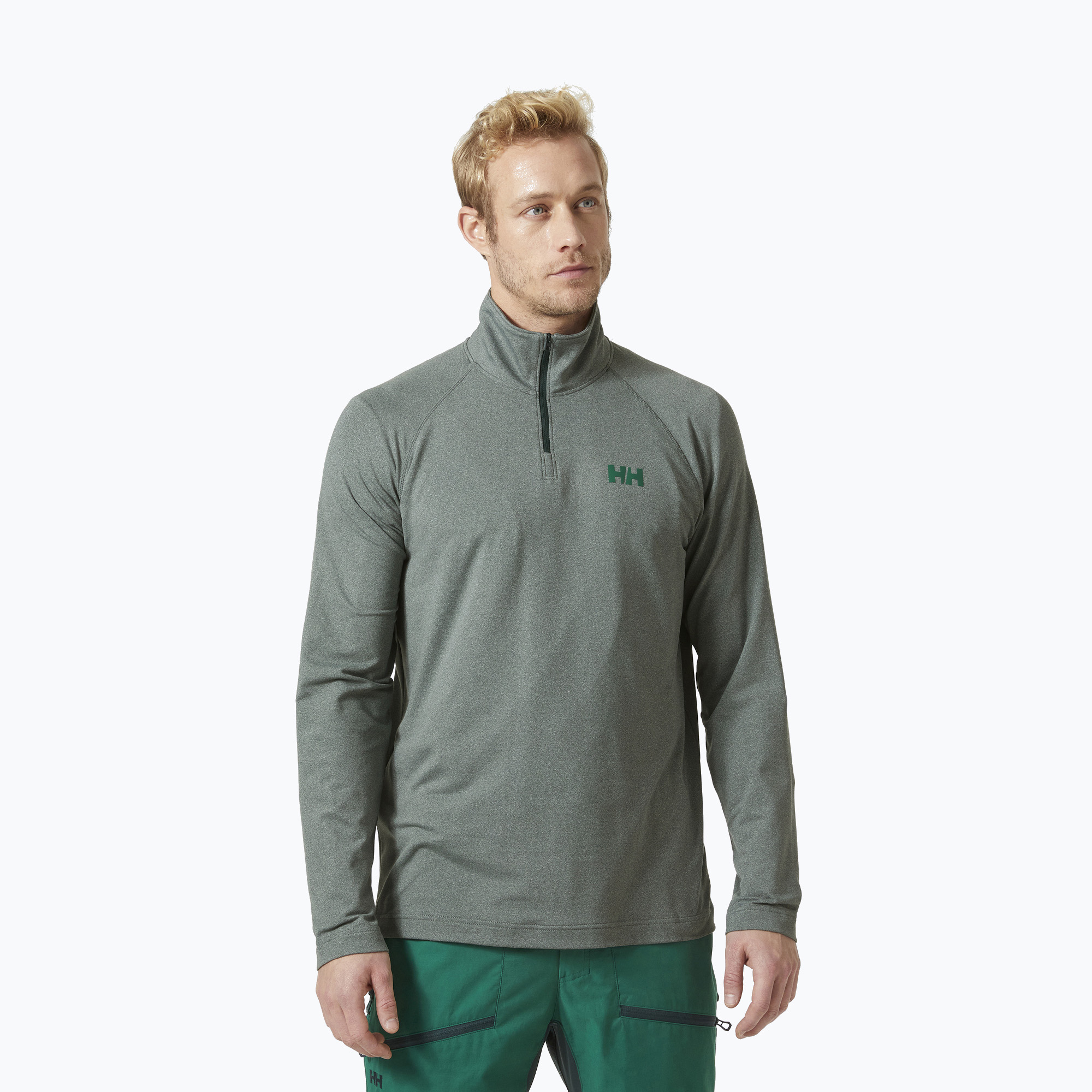 Bluza trekkingowa męska Helly Hansen Verglas 1/2 Zip darkest spruce 