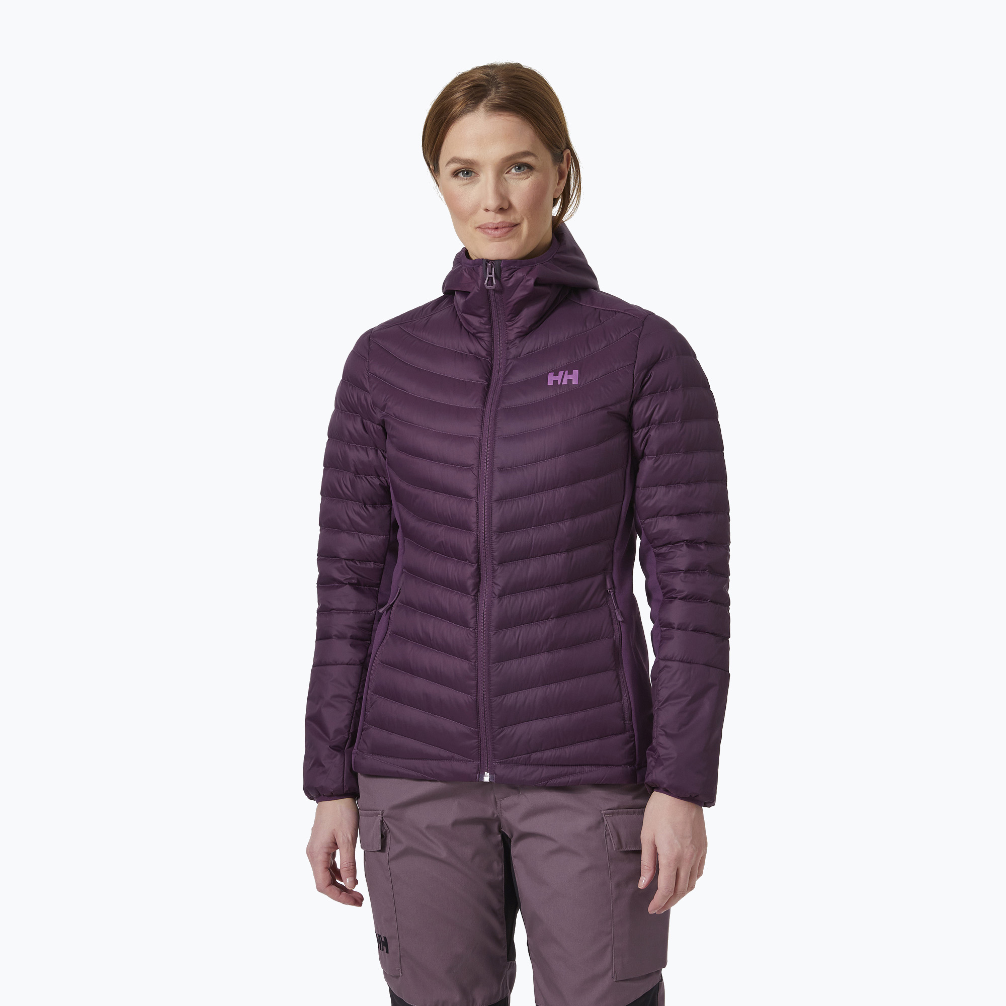Kurtka damska Helly Hansen Verglas Hood Down Hybrid Insulator amethyst 