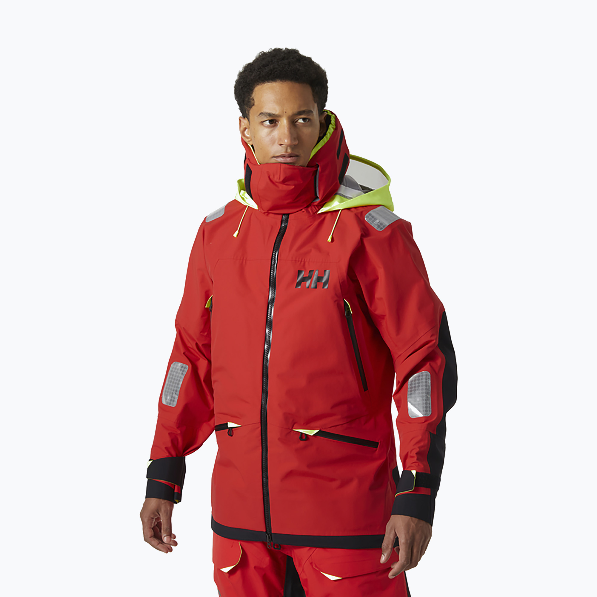 Kurtka żeglarska męska Helly Hansen Aegir Race 2.0 alert red 
