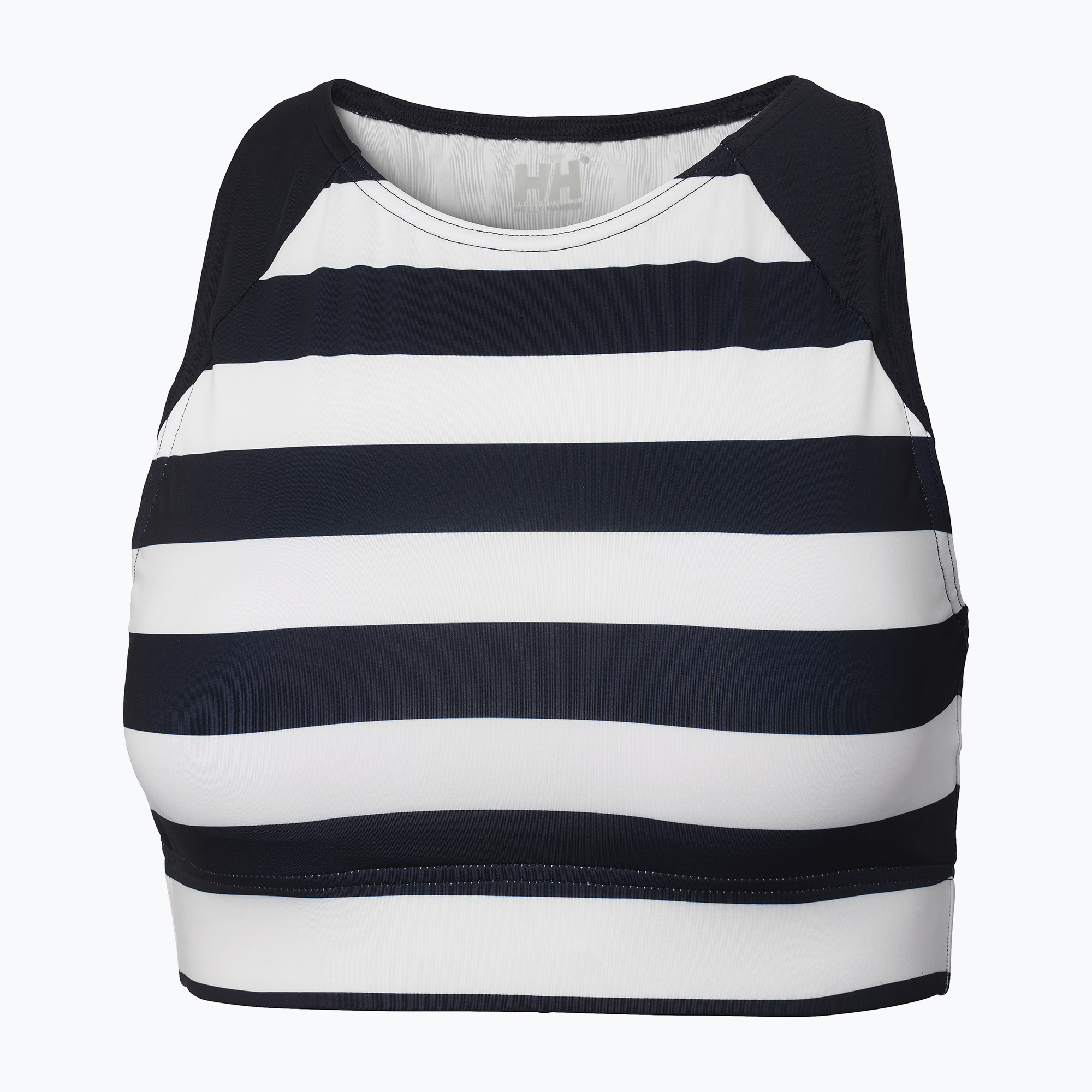 Горнище на бански костюм Helly Hansen HP Cropped Top navy stripe