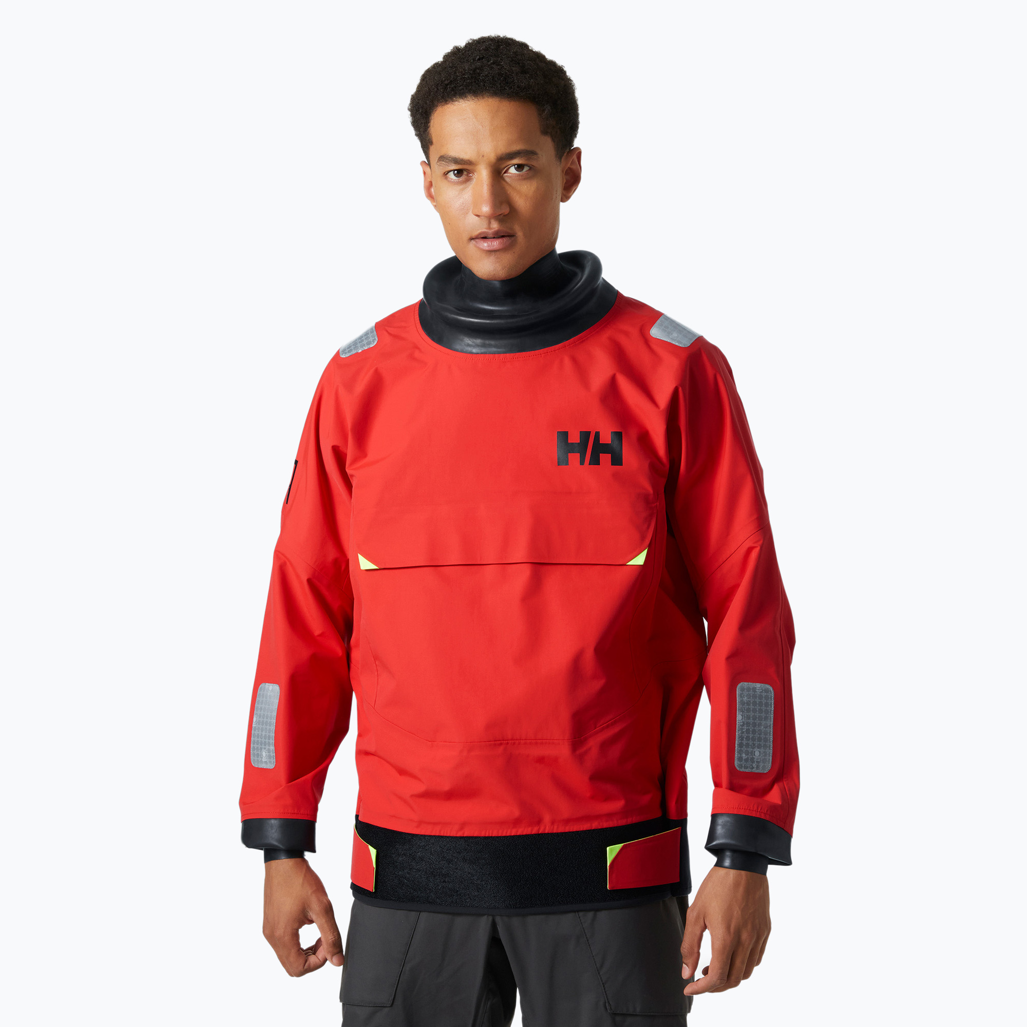 Kurtka żeglarska męska Helly Hansen Aegir Race Light Smock 2.0 alert red 