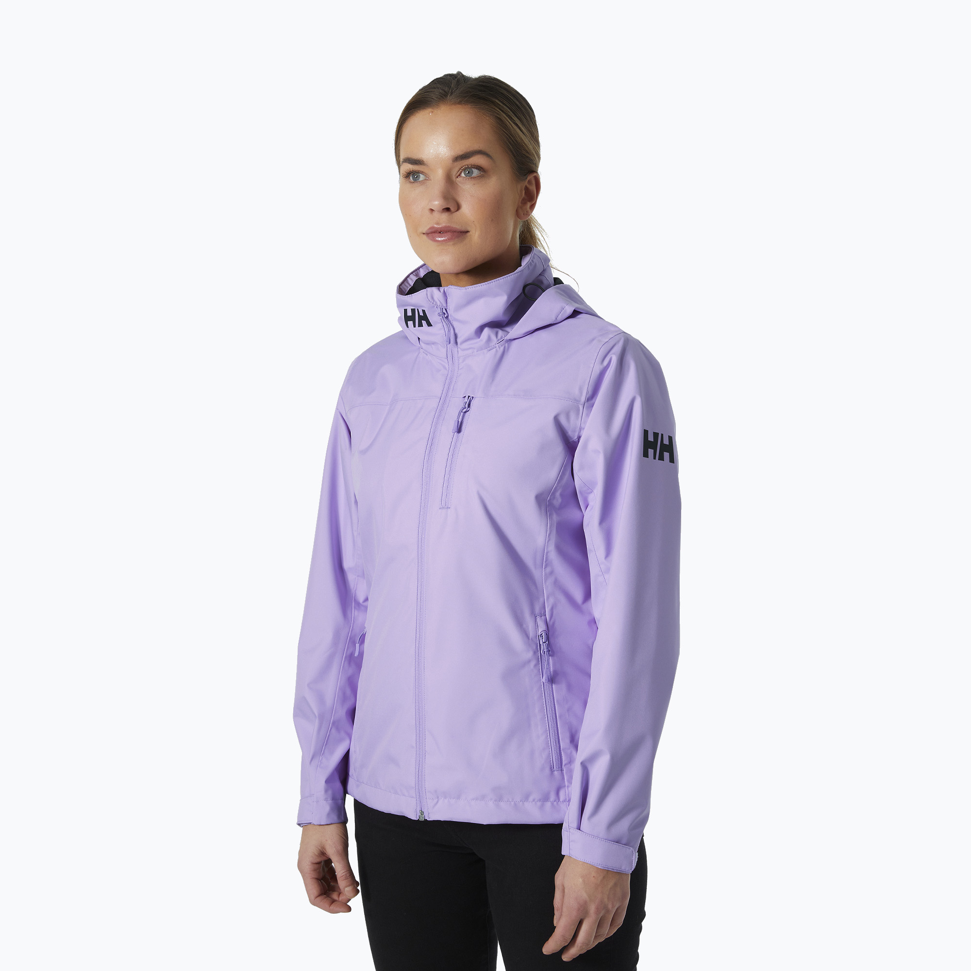 Kurtka żeglarska damska Helly Hansen Crew Hooded Midlayer heather 