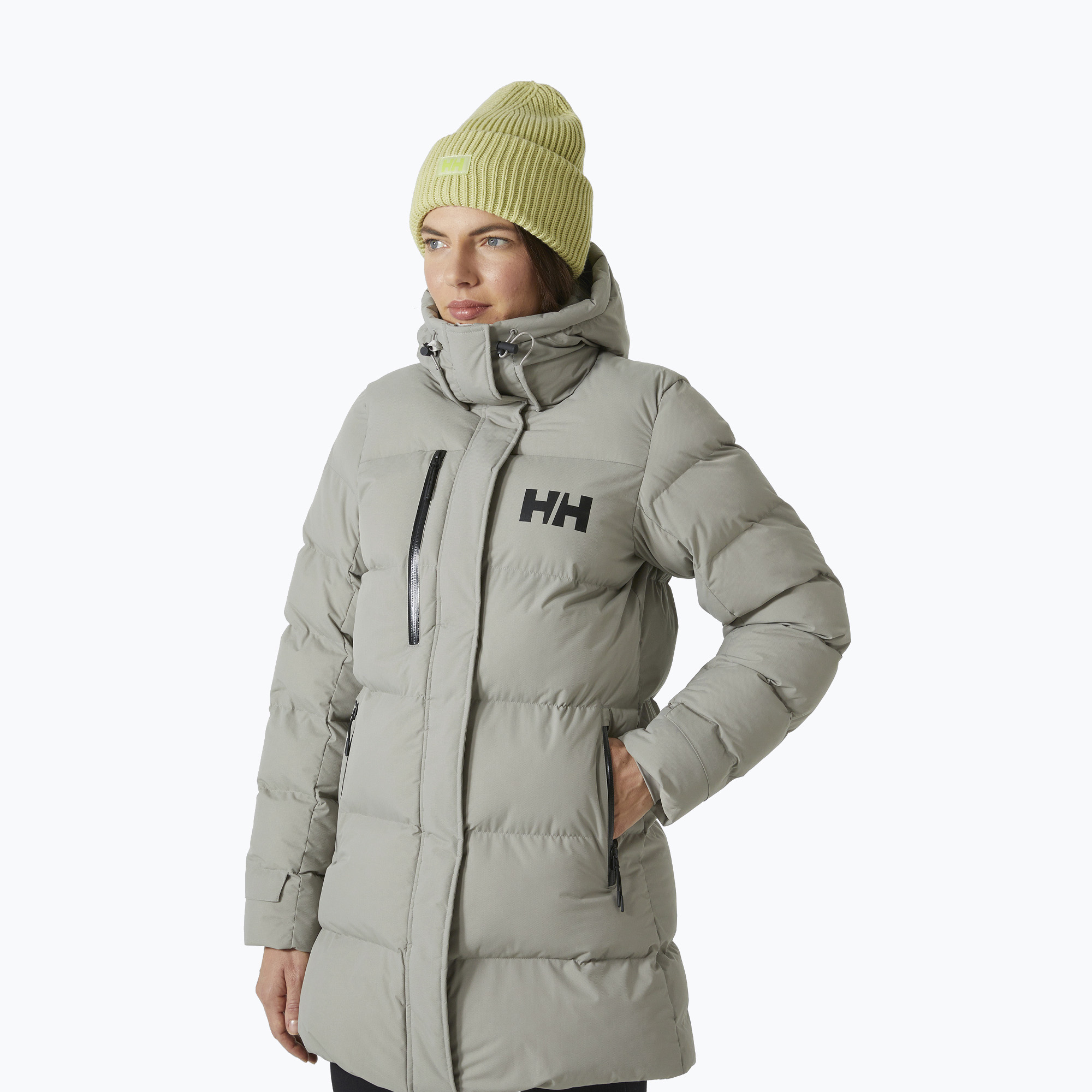 Płaszcz puchowy damski Helly Hansen Adore Puffy Parka terrazzo 