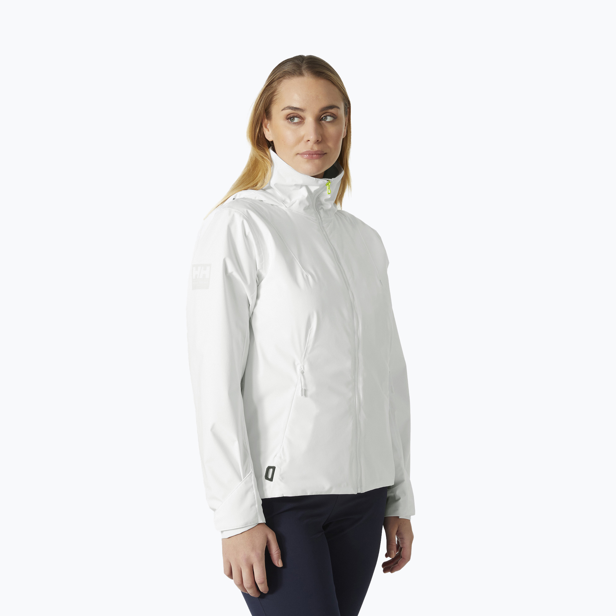 Kurtka żeglarska damska Helly Hansen HP Racing Lifaloft Hood white 
