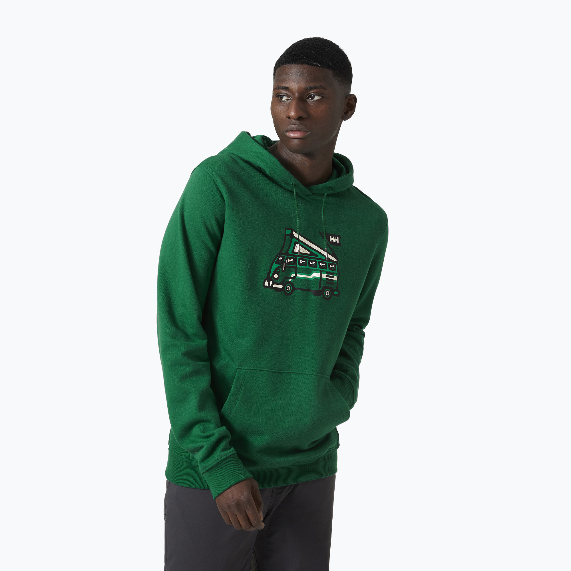 Bluza męska Helly Hansen F2F Organic Cotton Hoodie malachite/488 