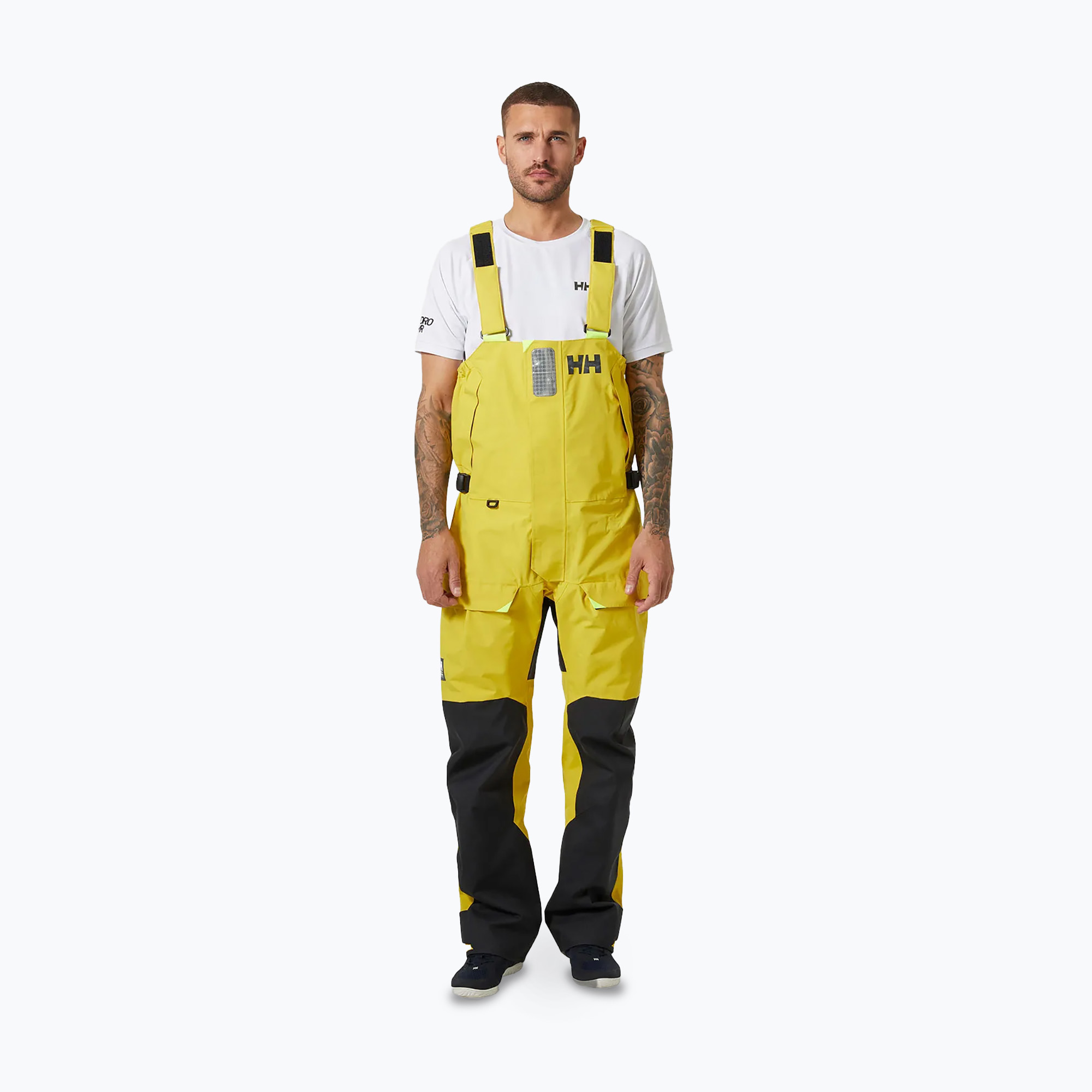 Spodnie żeglarskie męskie Helly Hansen Skagen Offshore Bib gold rush 