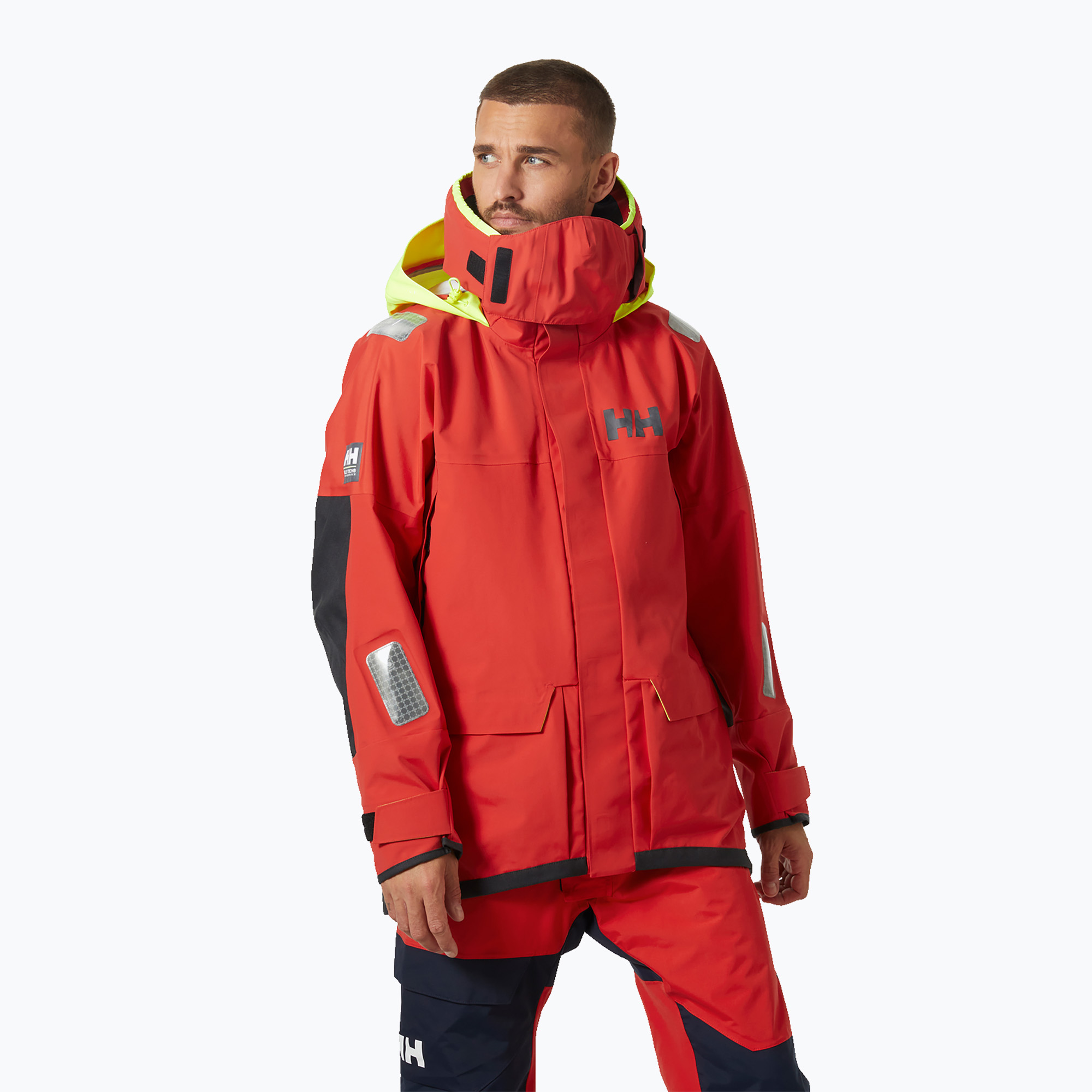Kurtka żeglarska męska Helly Hansen Skagen Pro alert red 