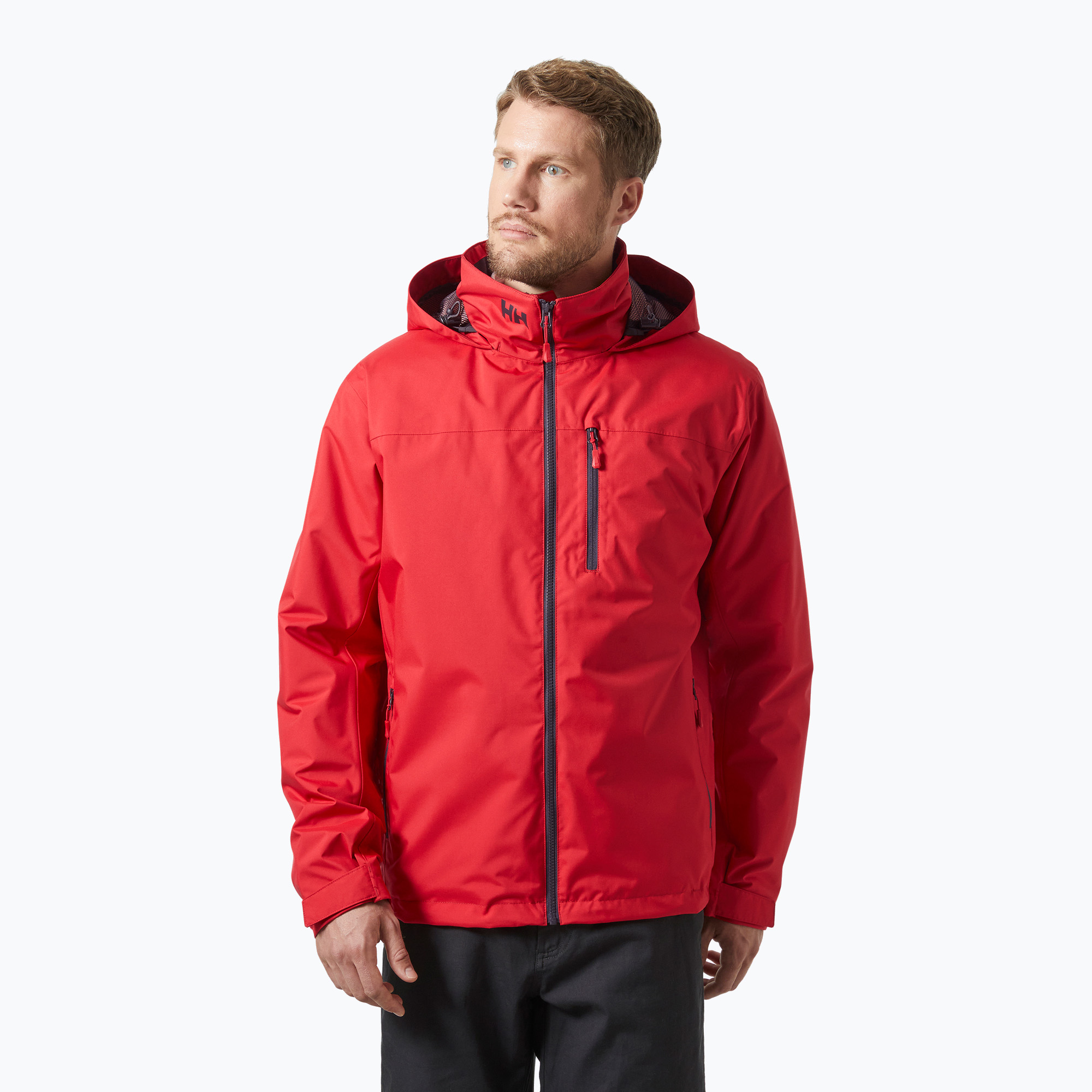 Kurtka żeglarska męska Helly Hansen Crew Hooded Midlayer 2 red 
