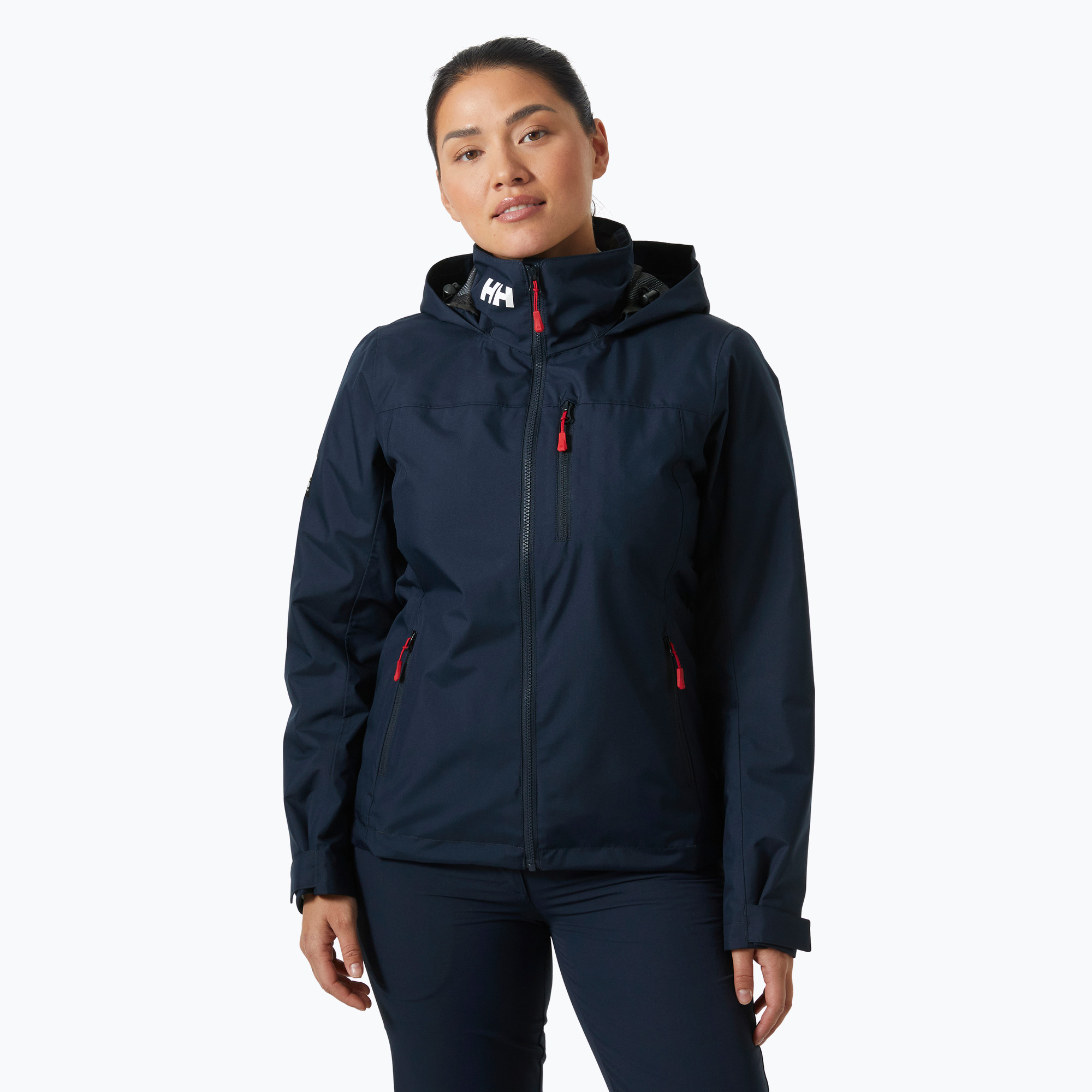 Kurtka żeglarska damska Helly Hansen Crew Hooded Midlayer 2.0 navy 