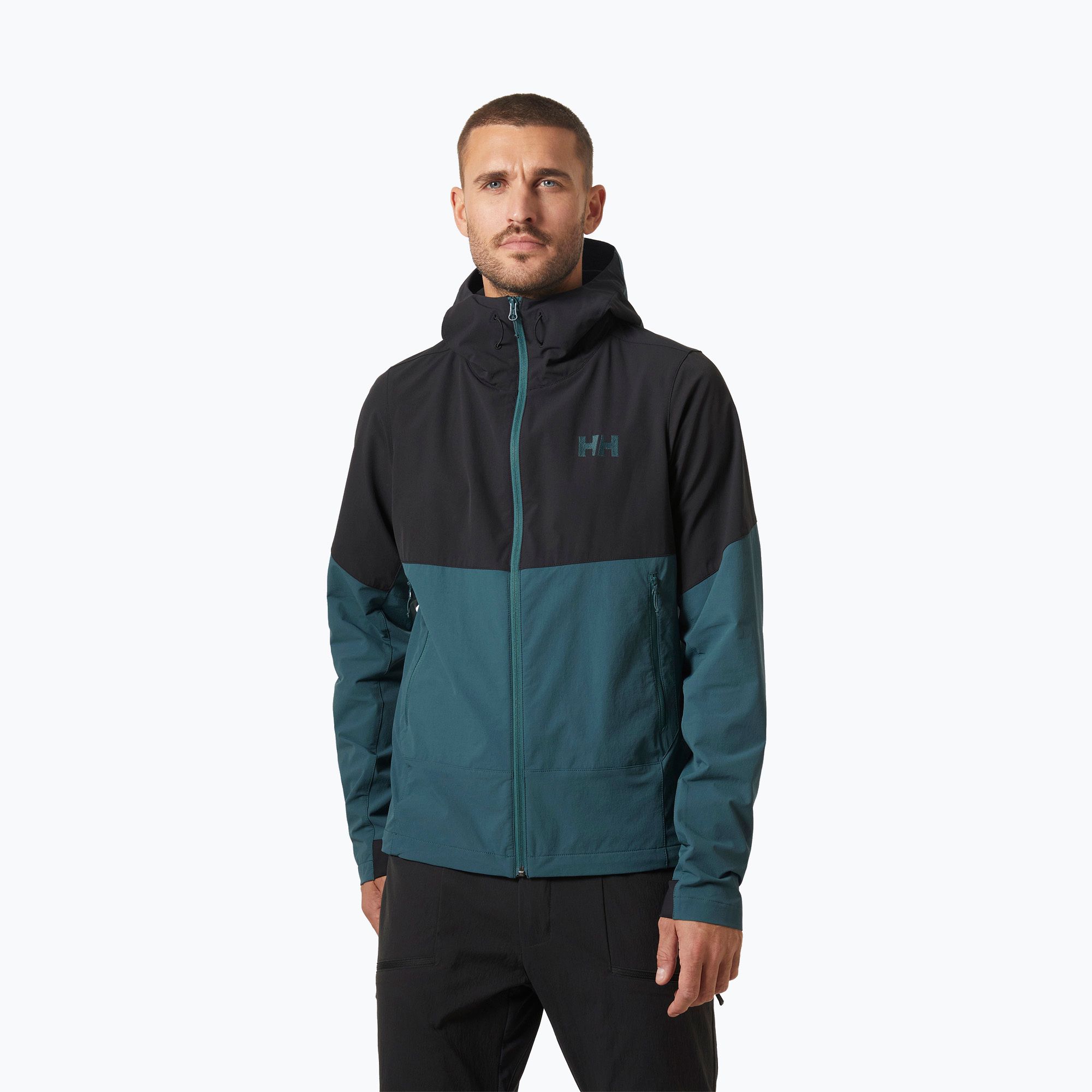 Kurtka softshell męska Helly Hansen Blaze Softshell Hood dark creek 