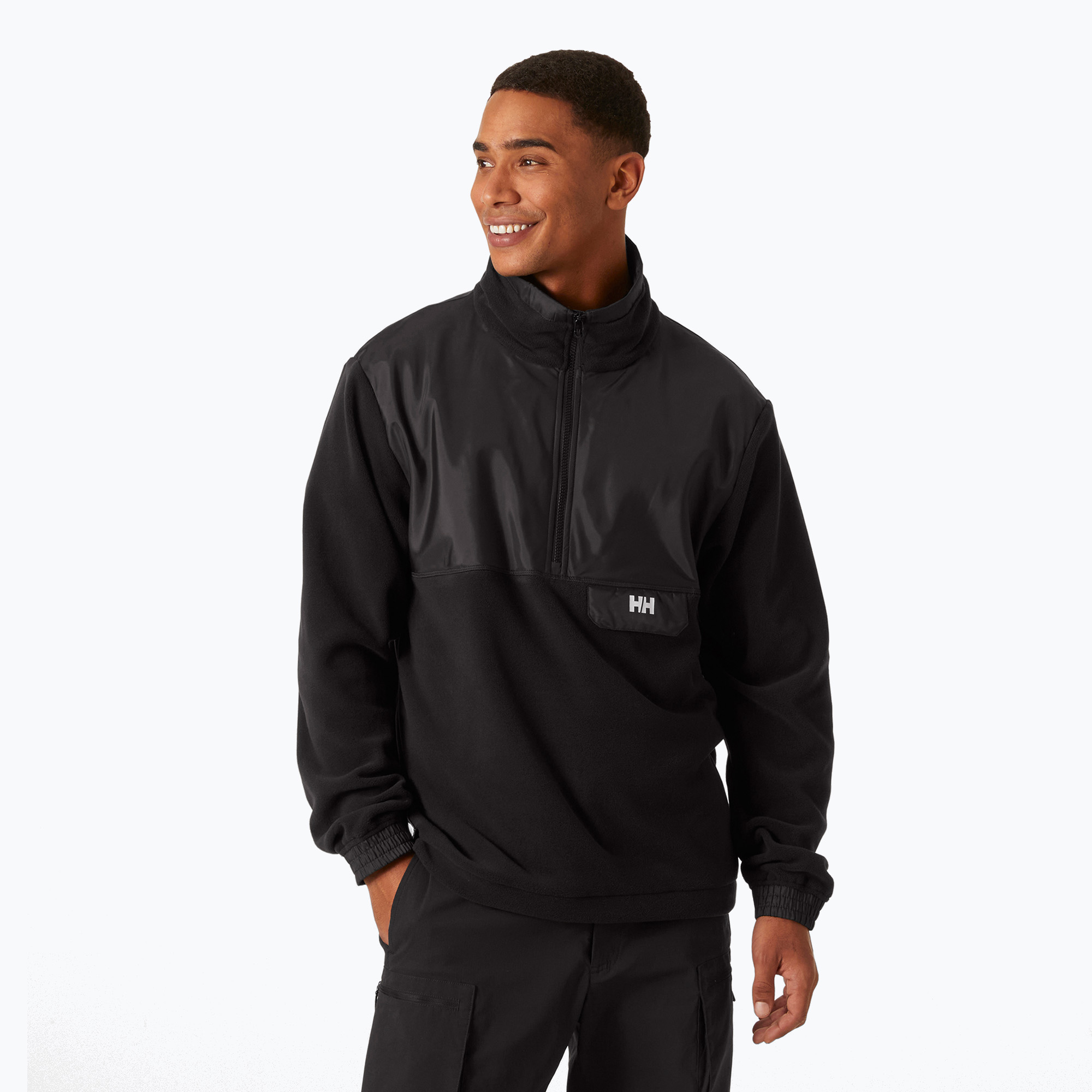 Bluza polarowa męska Helly Hansen Yu 1/2 Zip Fleece black 