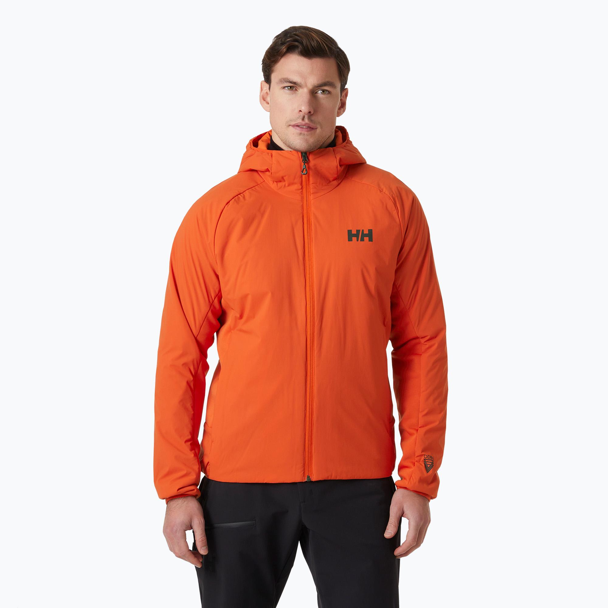 Kurtka hybrydowa męska Helly Hansen Odin Lightweight Stretch Hooded Insulator 2.0 patrol orange 