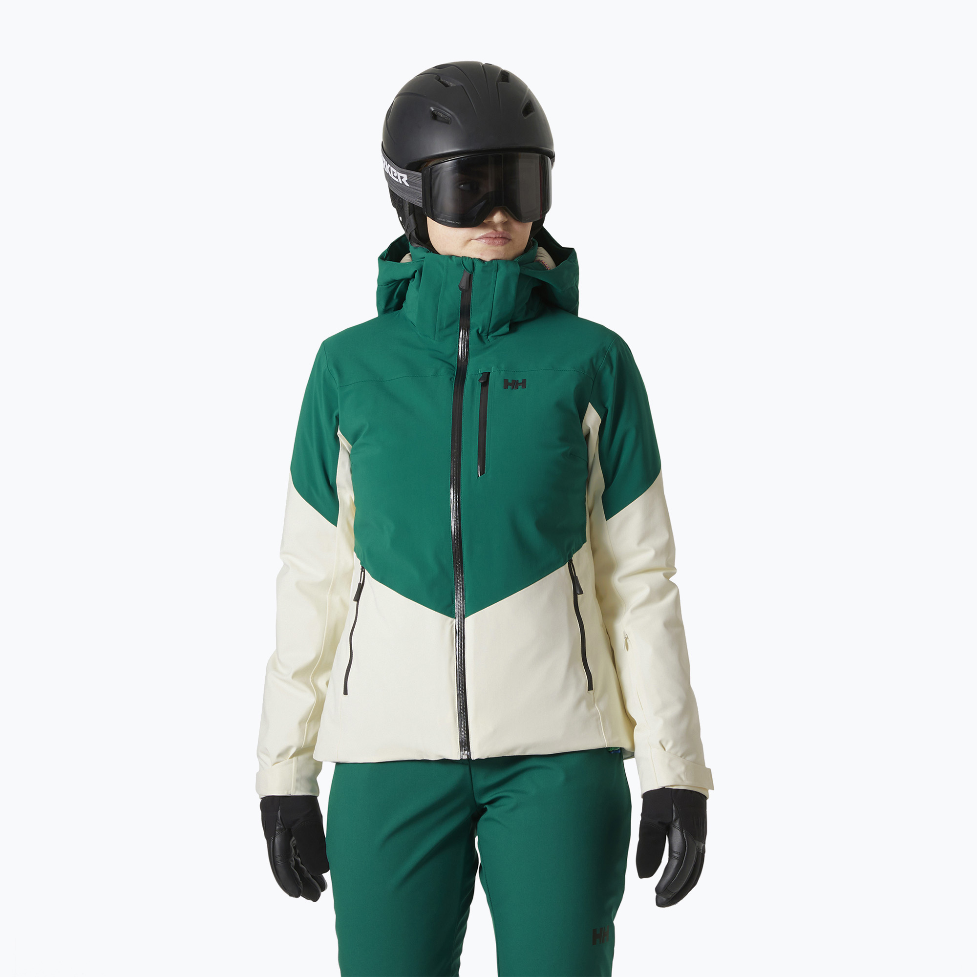 Дамско ски яке Helly Hansen Alphelia emerald snow