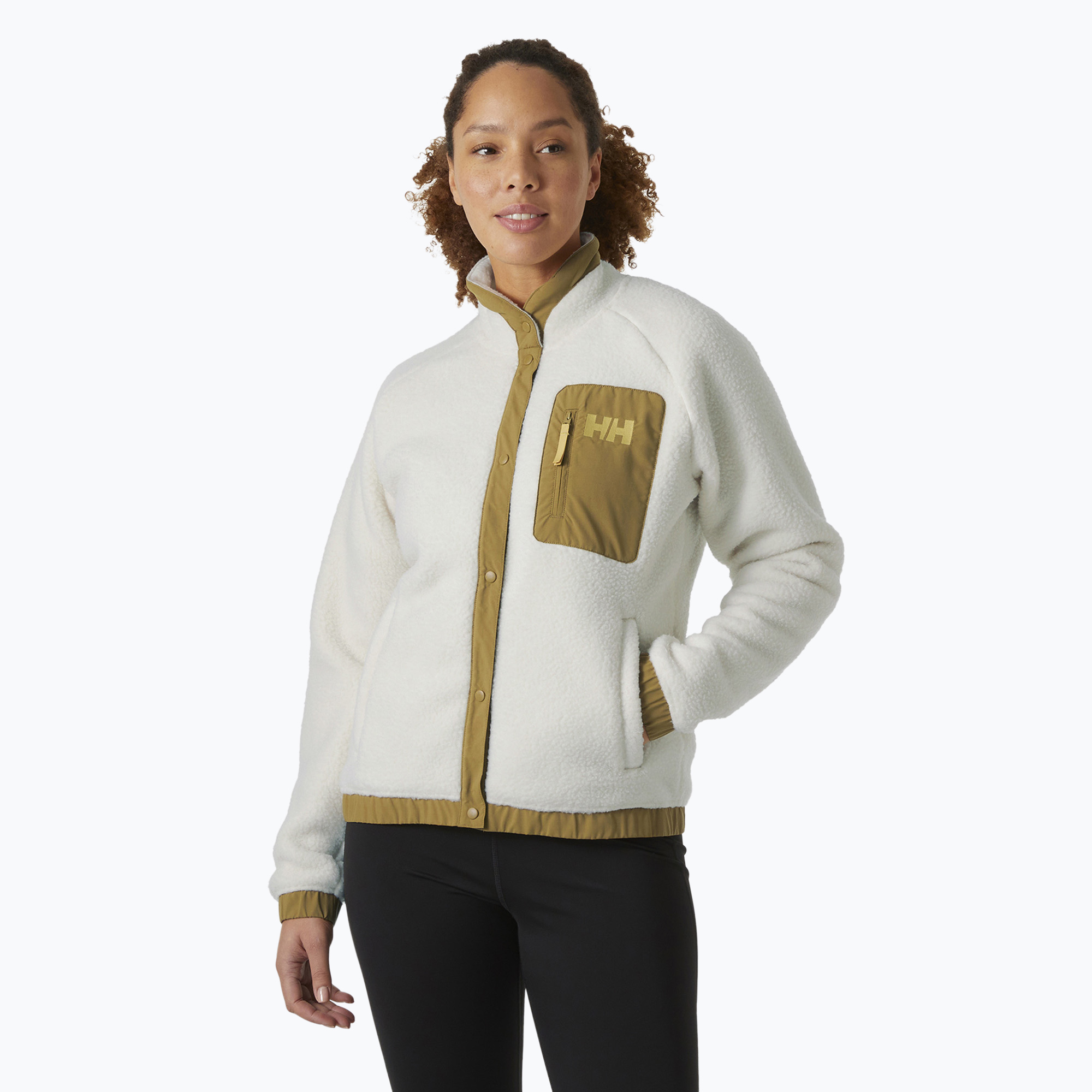 Bluza damska Helly Hansen Imperial Pile Snap cream 