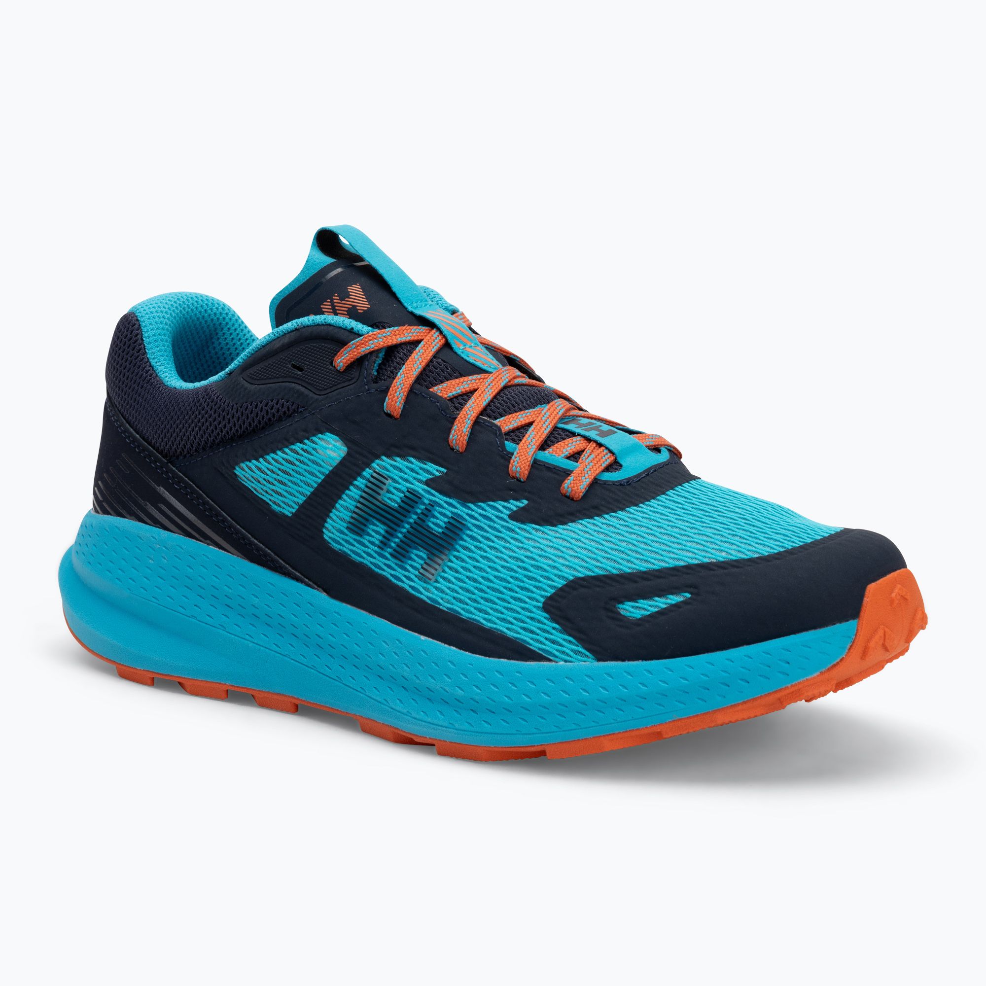 Buty do biegania męskie Helly Hansen Skyhawk Trail cyan/bonfire 