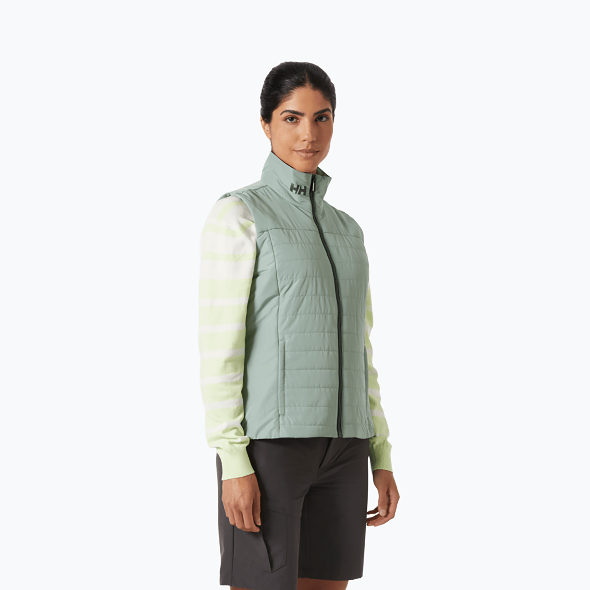 Bezrękawnik damski Helly Hansen Crew Insulator 2.0 eucalyptus 