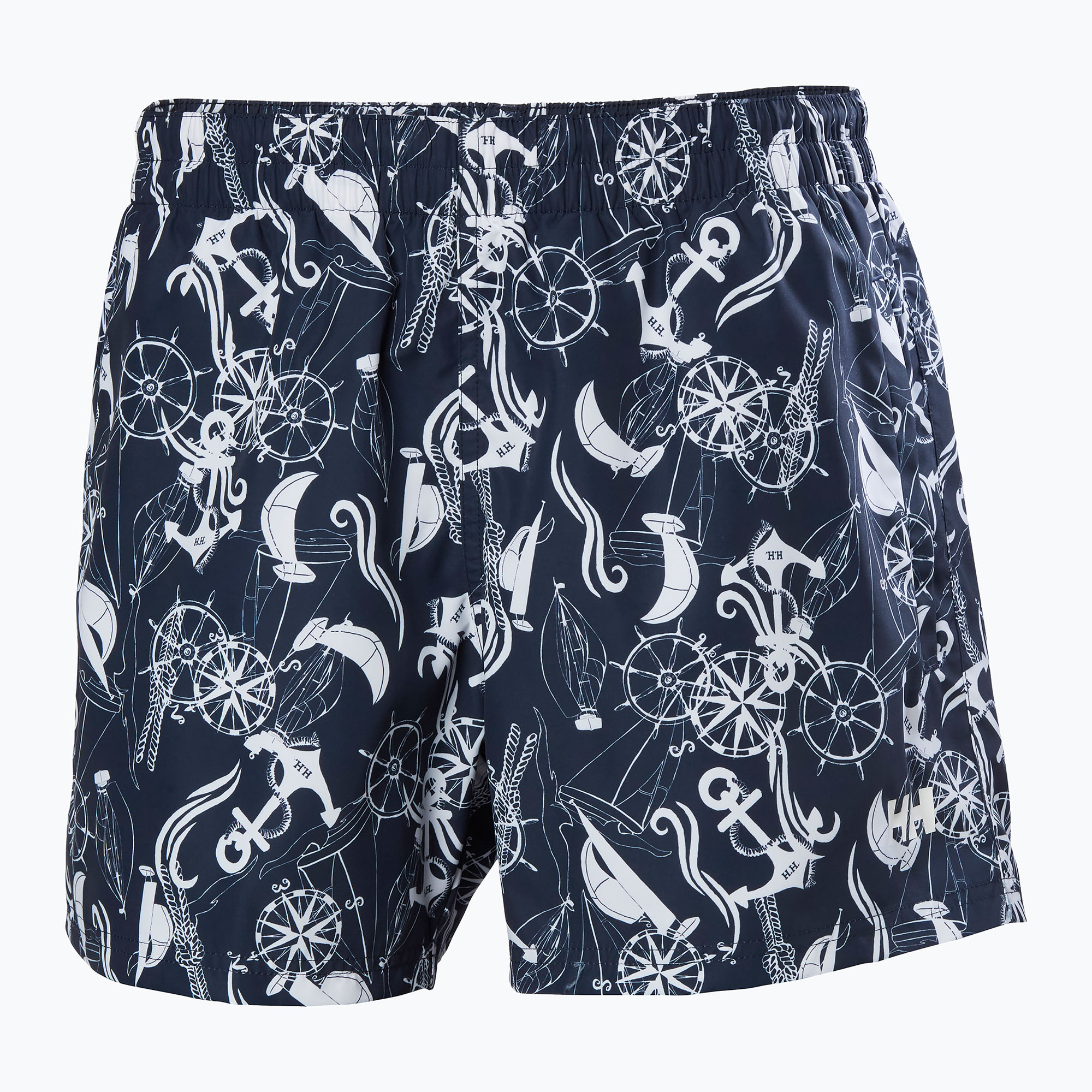Szorty kąpielowe męskie Helly Hansen Newport Trunk navy nautical aop 