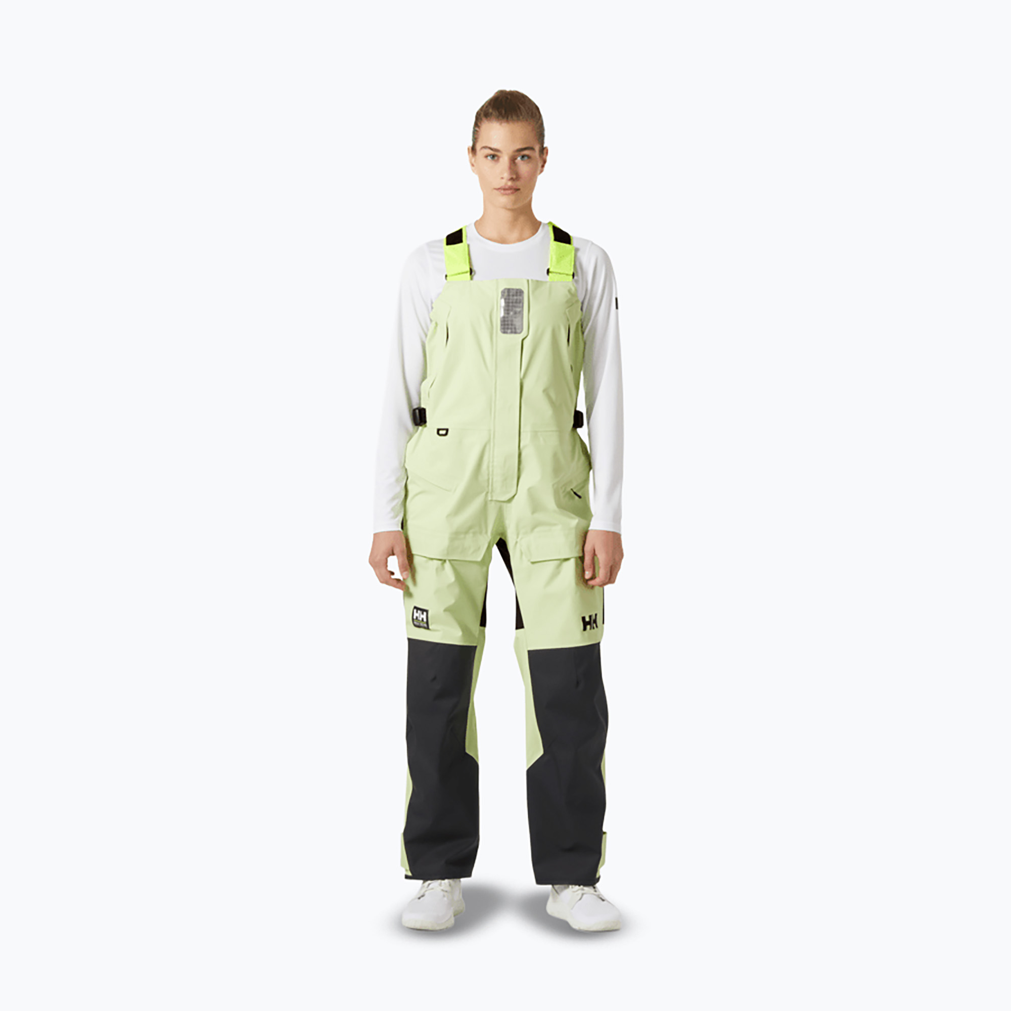 Spodnie żeglarskie damskie Helly Hansen Skagen Pro Bib washed lime 