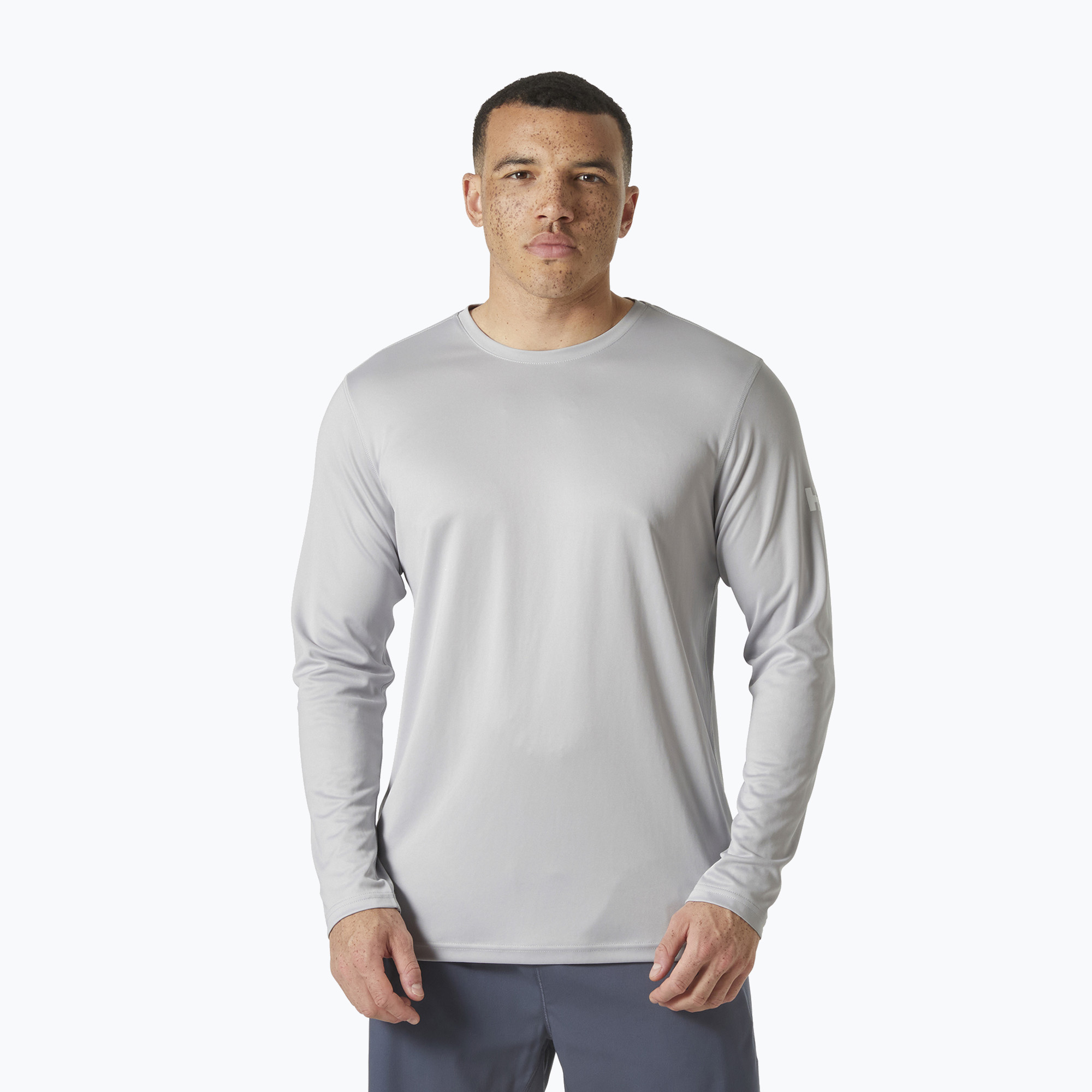 Longsleeve męski Helly Hansen HH Tech Crew 2.0 grey fog