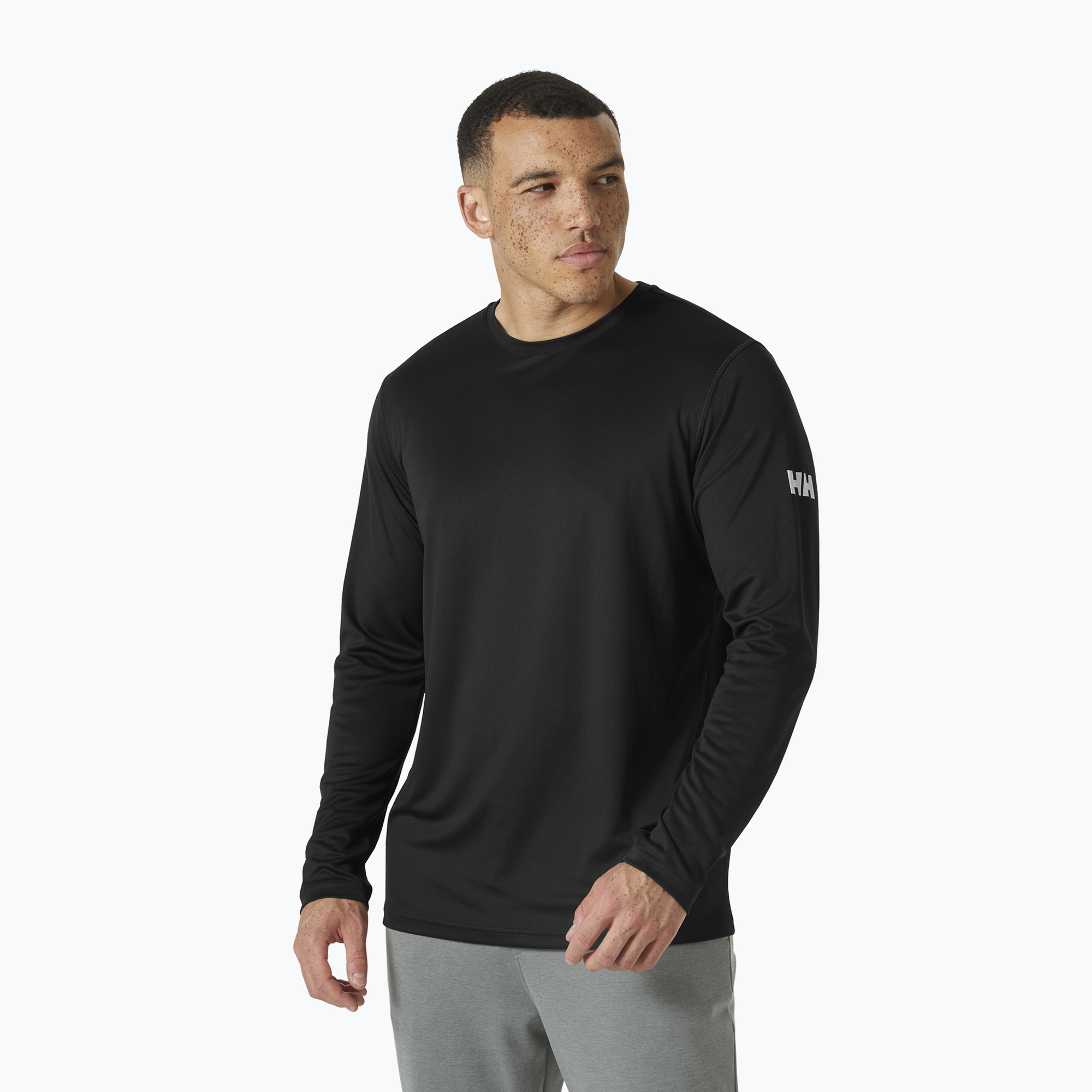 Longsleeve męski Helly Hansen HH Tech Crew 2.0 ebony 