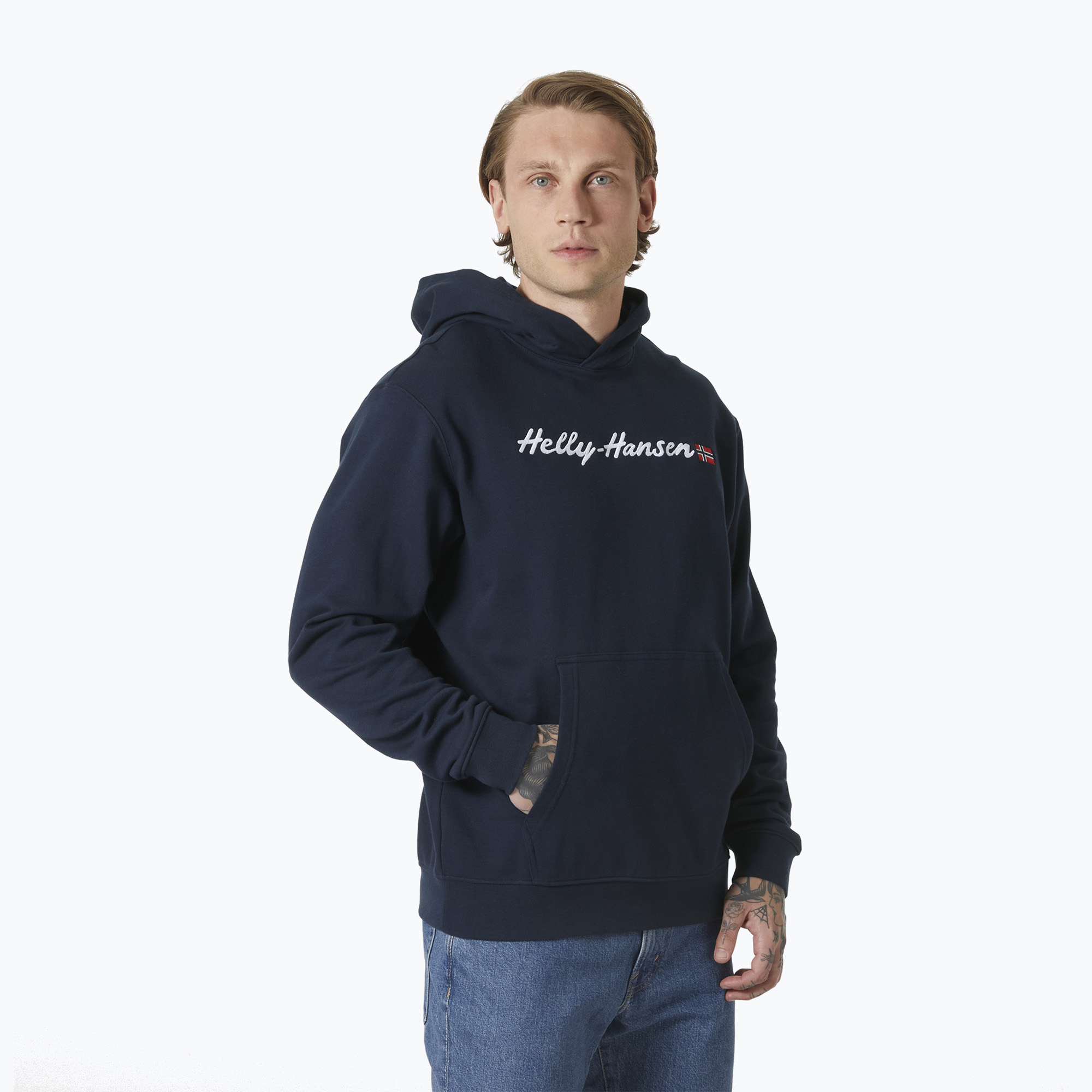 Bluza męska Helly Hansen Core Graphic Sweat Hoodie navy 