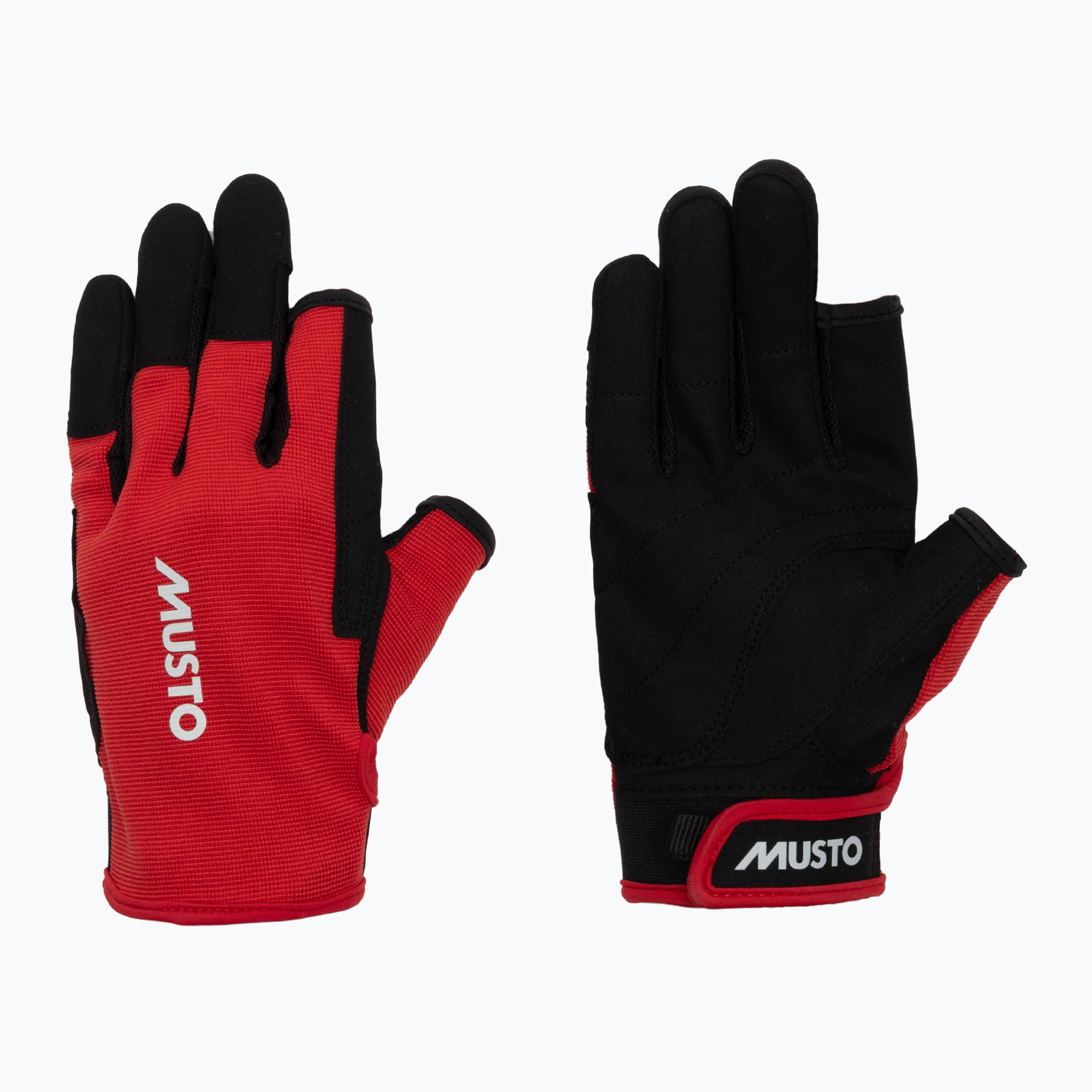 Musto Essential Sailing Long Finger 2.0 истински червени ръкавици за ветроходство