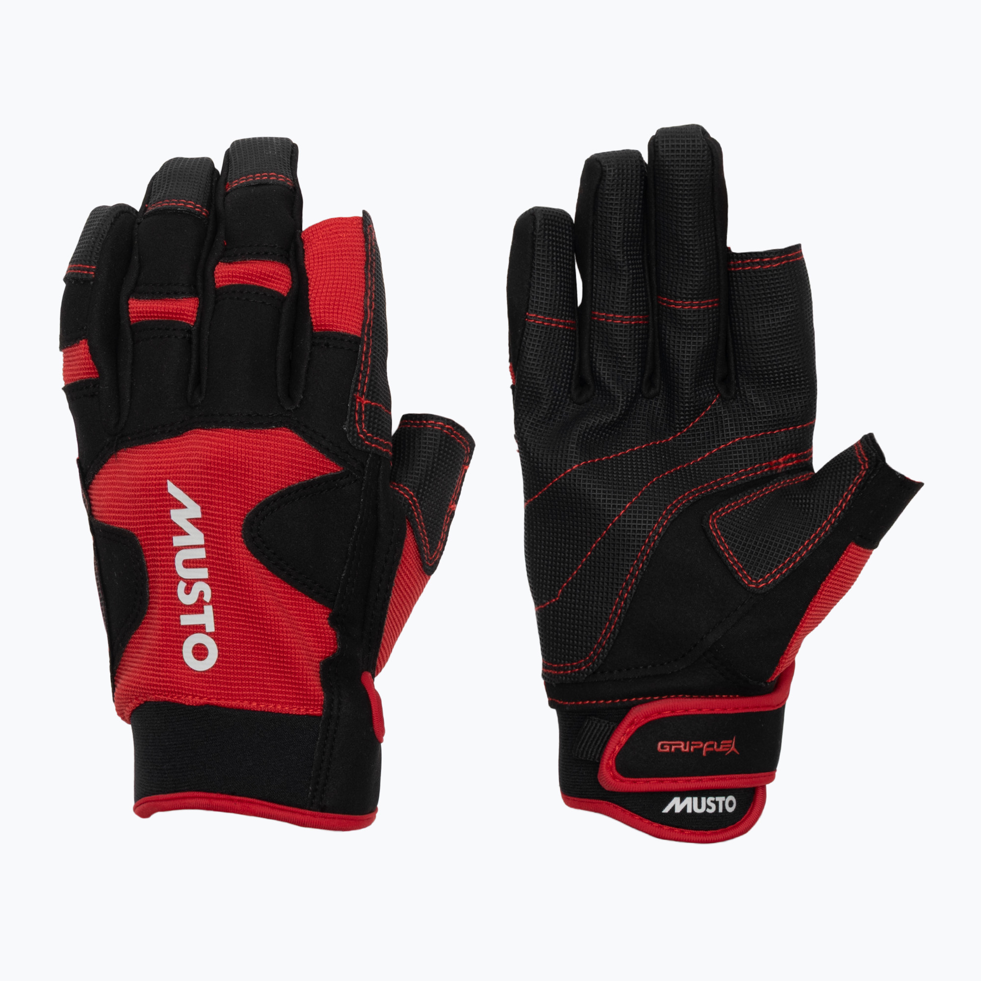 Musto Performance Дълъг пръст 2.0 истински червени ръкавици за ветроходство