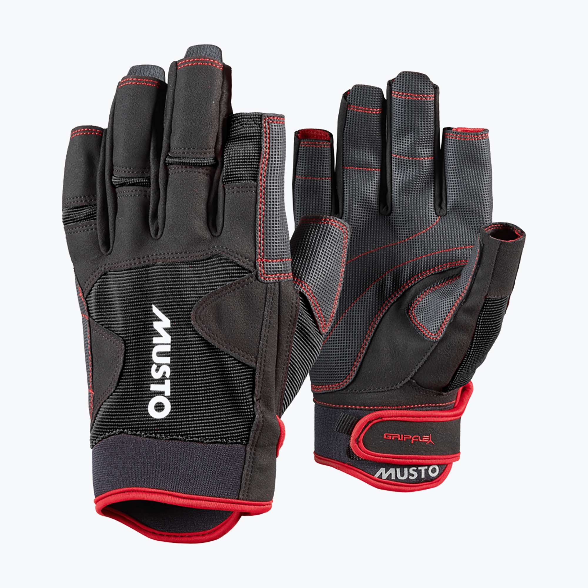 Rękawiczki żeglarskie Musto Performance Short Finger 2.0 black