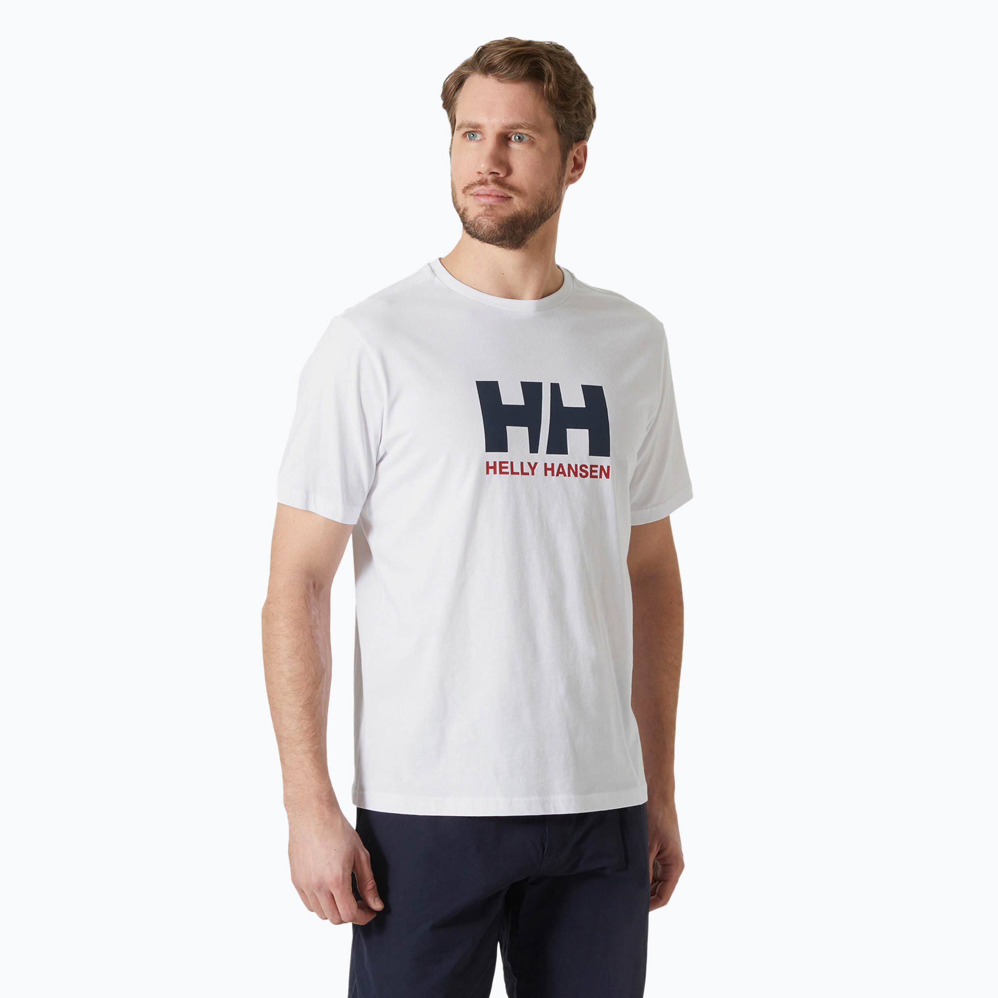 Koszulka męska Helly Hansen Logo 3.0 white 