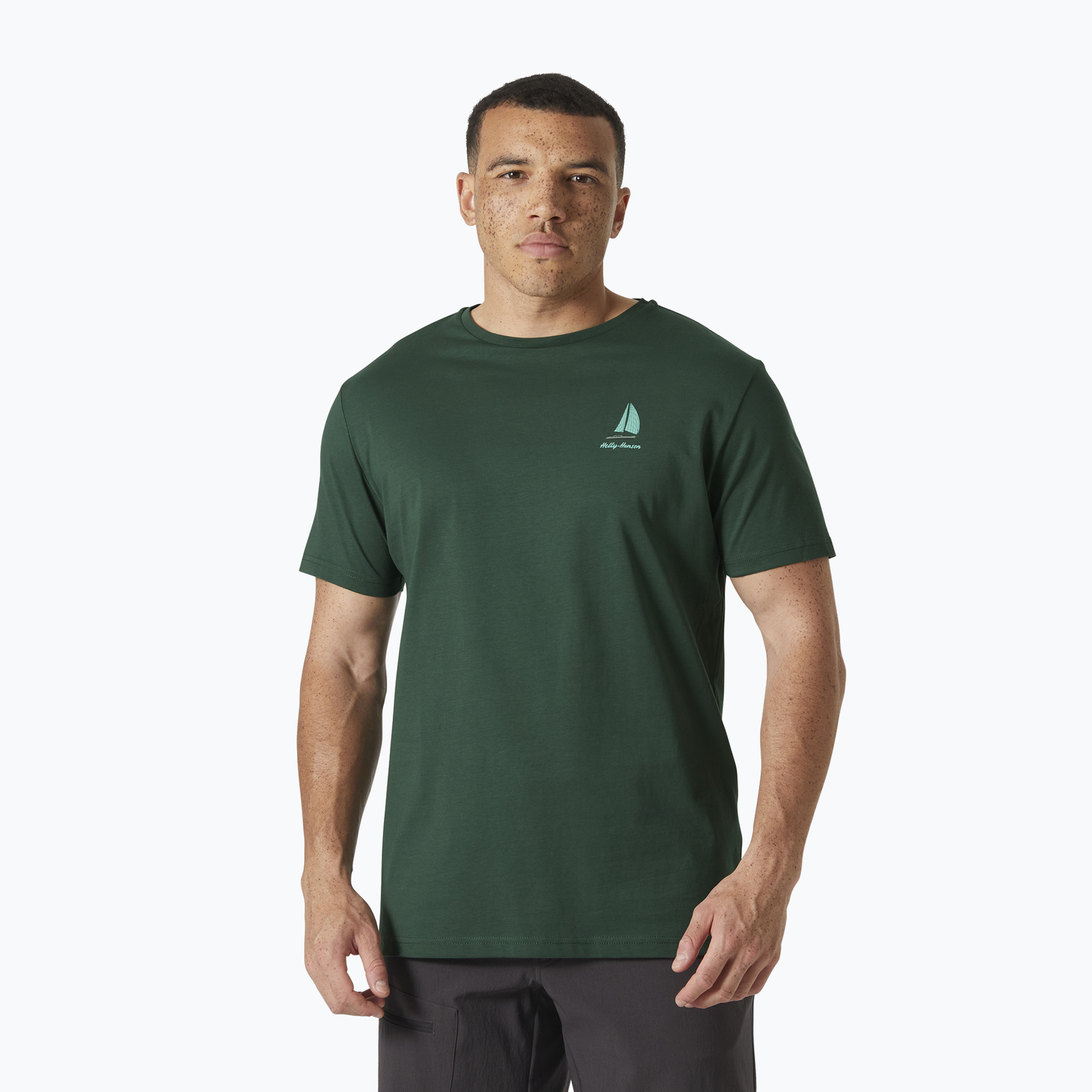 Koszulka męska Helly Hansen Shoreline 3.0 jungle green 