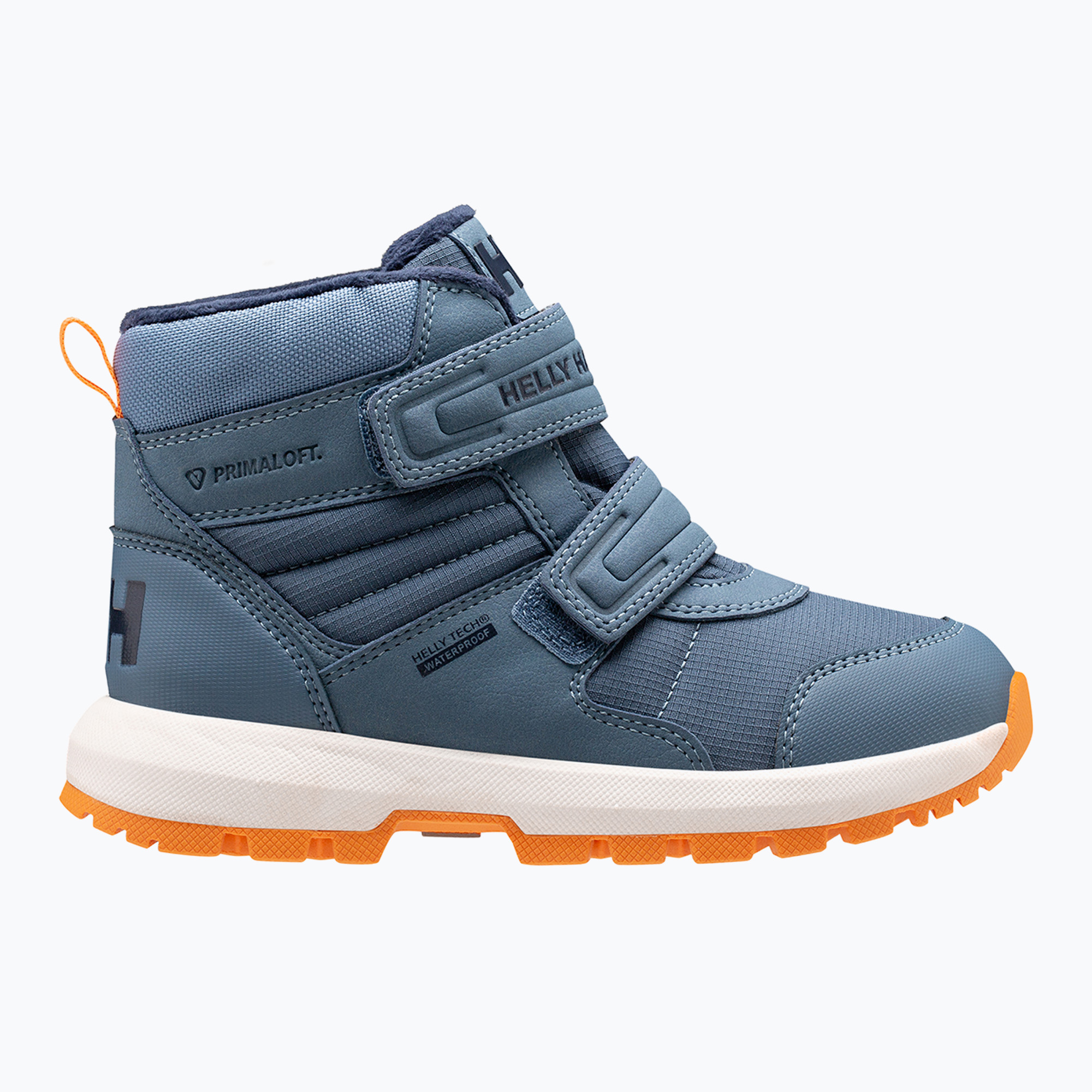Śniegowce dziecięce Helly Hansen Jk Bowstring Boot HellyTech washed navy/papaya 