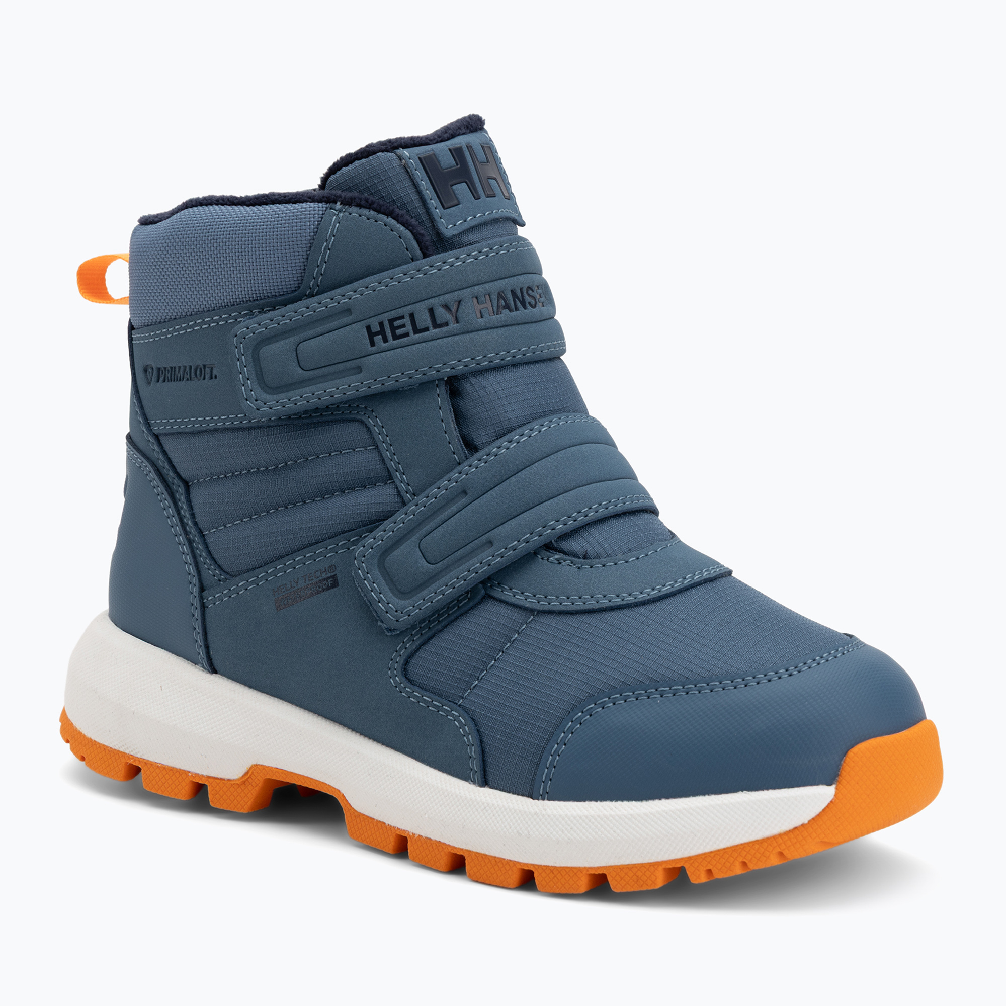 Śniegowce dziecięce Helly Hansen Jk Bowstring Boot HellyTech washed navy/papaya 