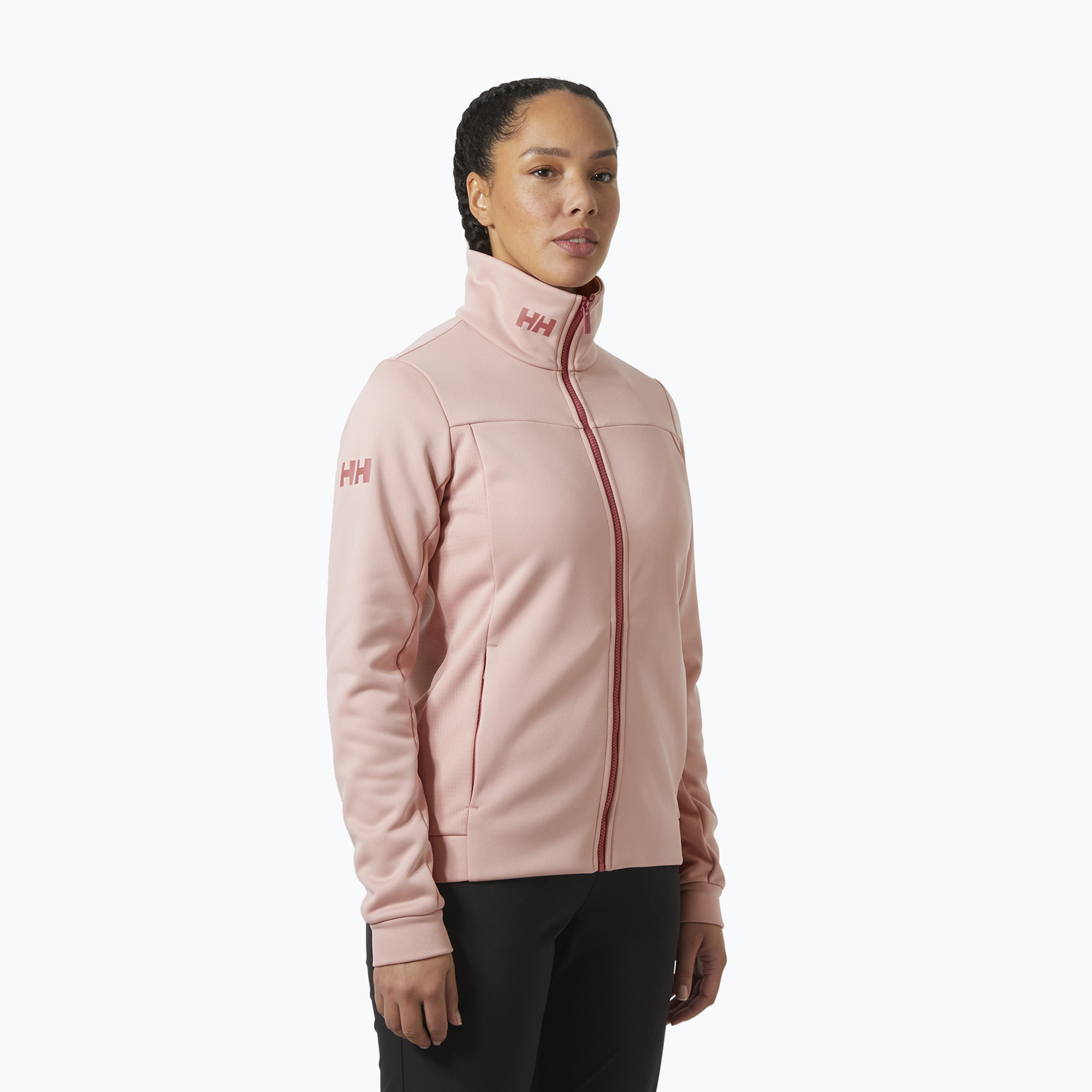 Bluza żeglarska damska Helly Hansen Crew Fleece pink salt 