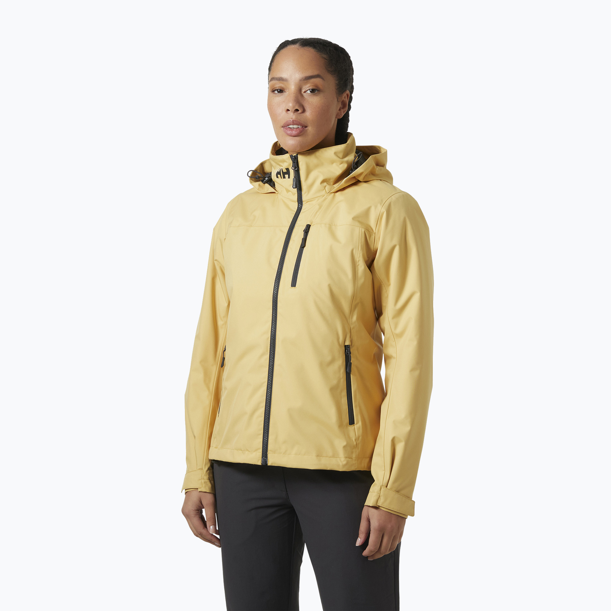 Kurtka żeglarska damska Helly Hansen Crew Hooded Midlayer 2.0 sand 