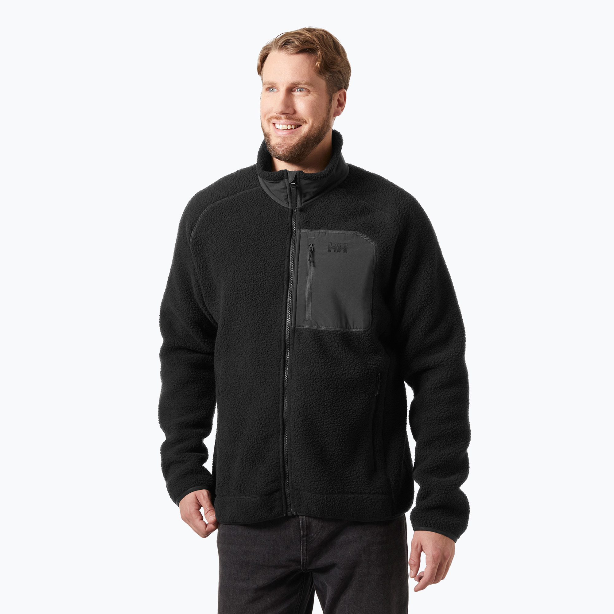 Bluza męska Helly Hansen Panorama Pile Block black 