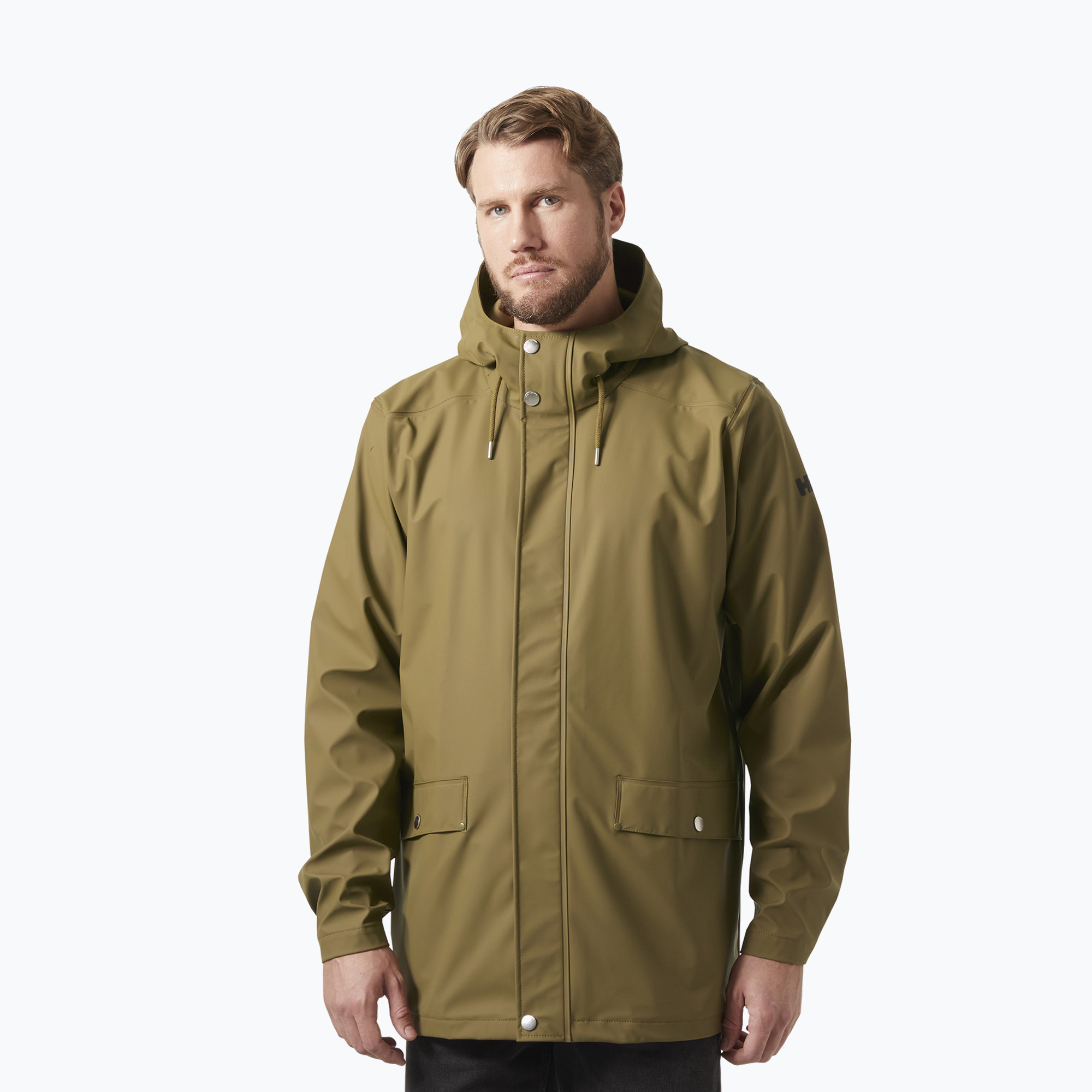 Kurtka przeciwdeszczowa męska Helly Hansen Moss Rain Coat sepia 