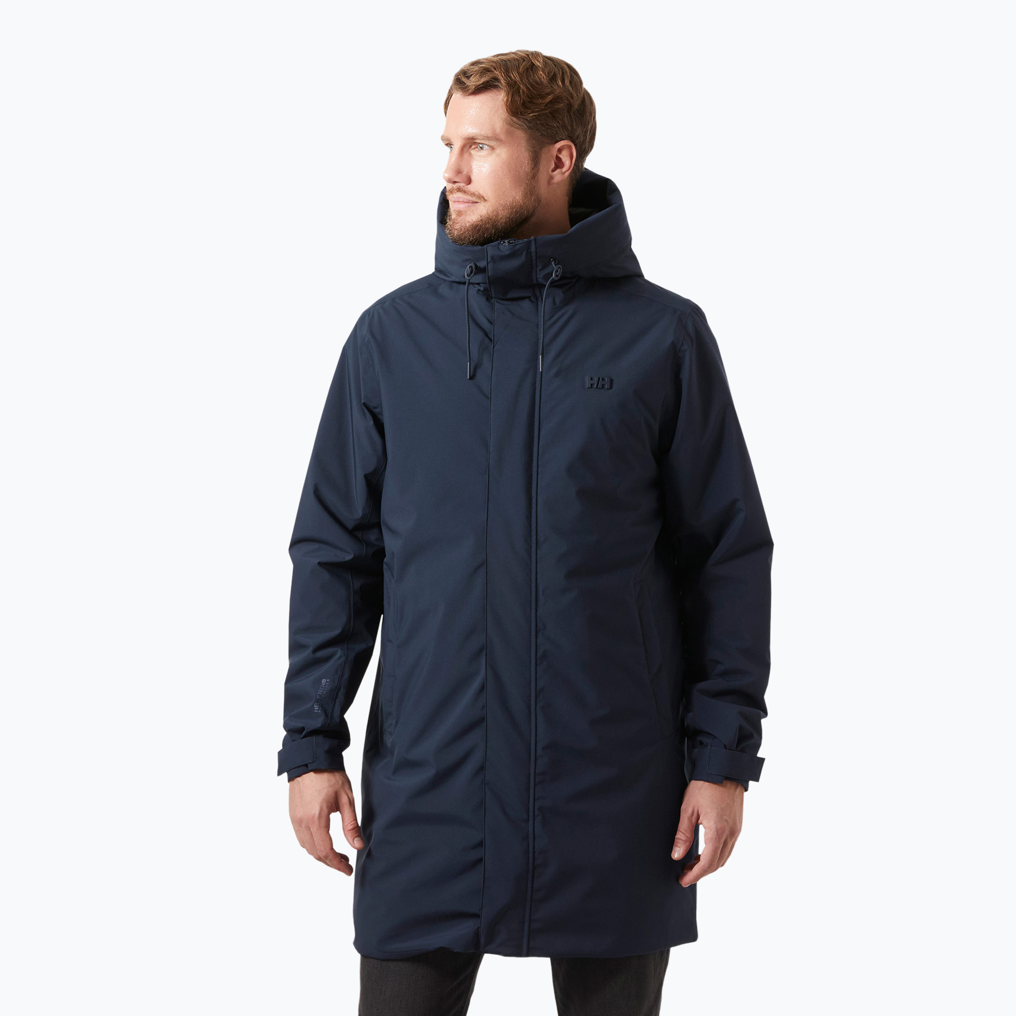 Płaszcz przeciwdeszczowy męski Helly Hansen Munich Insulated navy 
