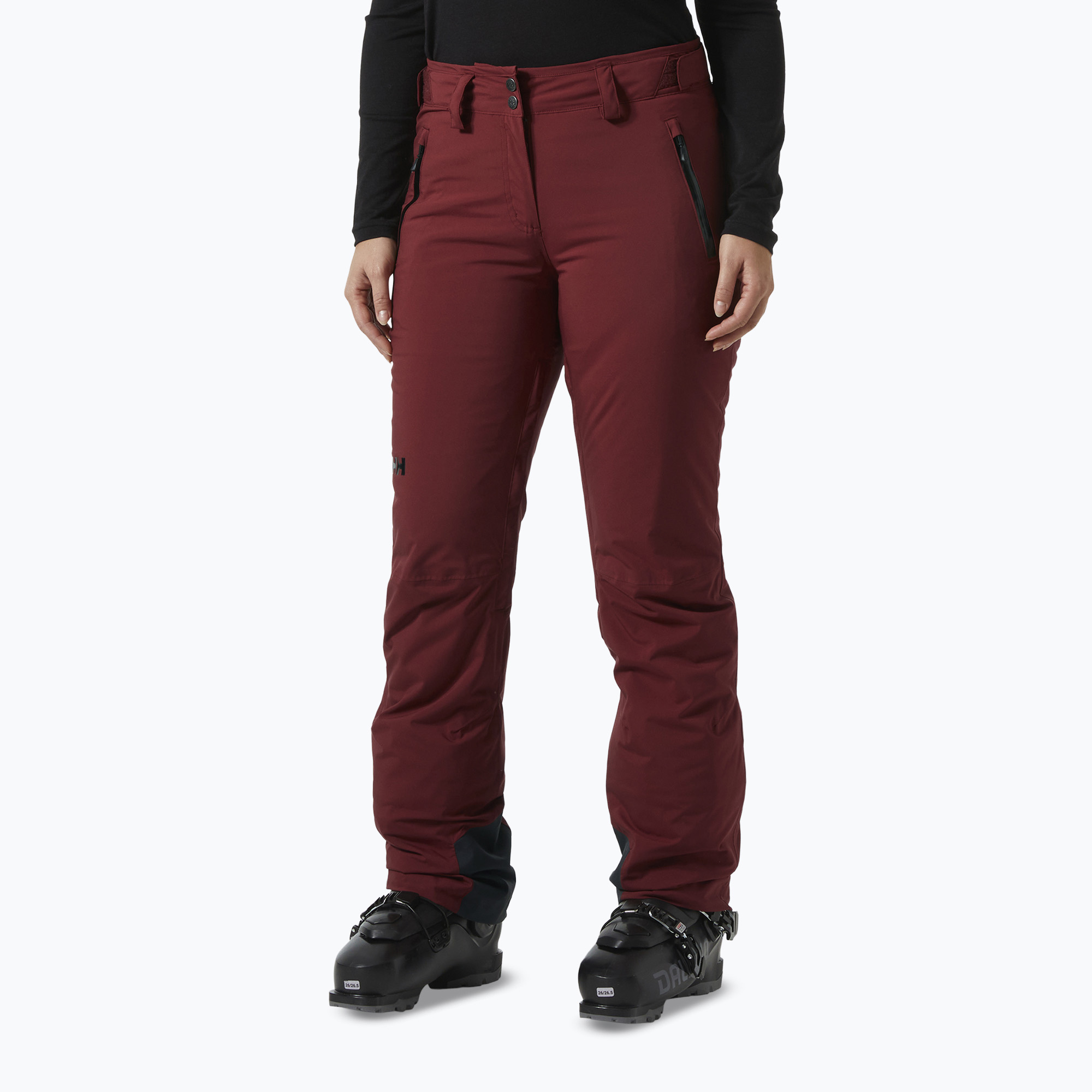 Дамски скиорски панталони Helly Hansen Legendary Insulated mars red