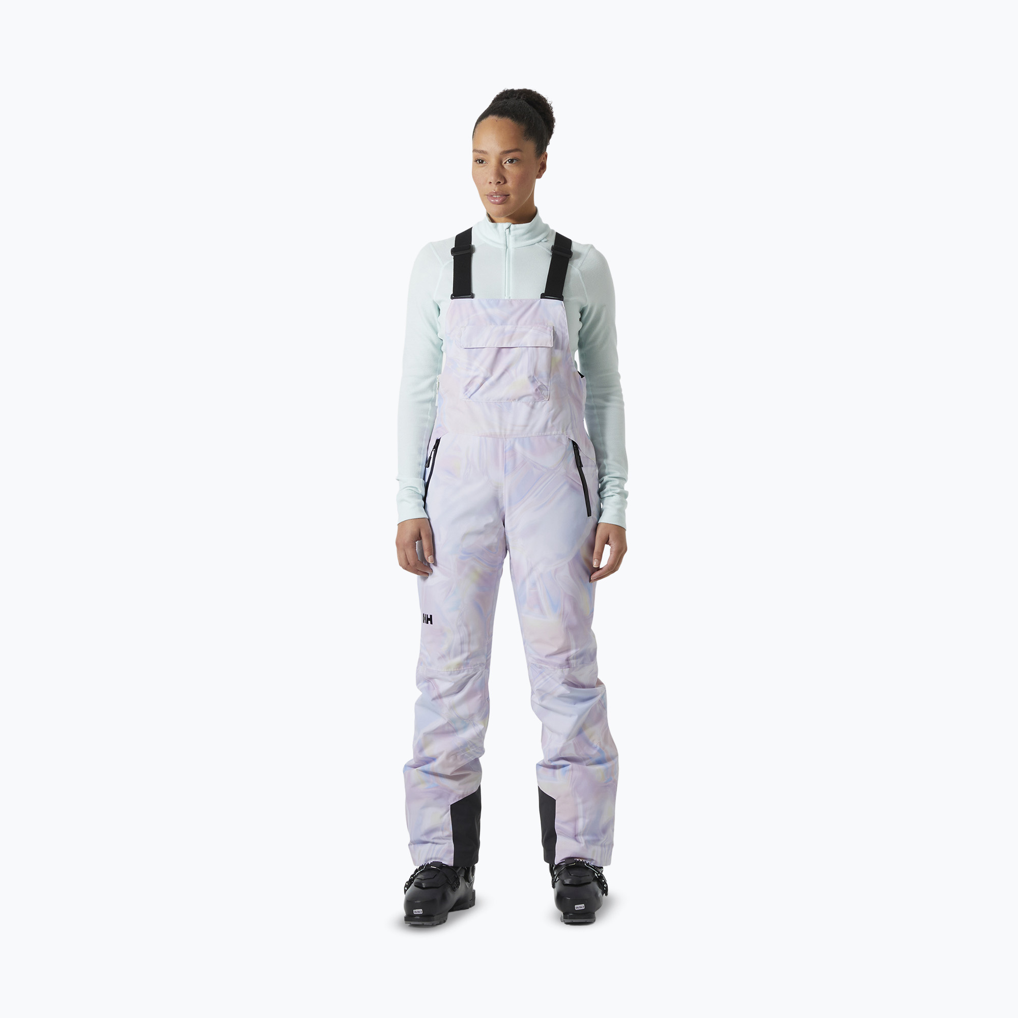 Дамски скиорски панталони Helly Hansen Legendary Insulated Bib reflections aop