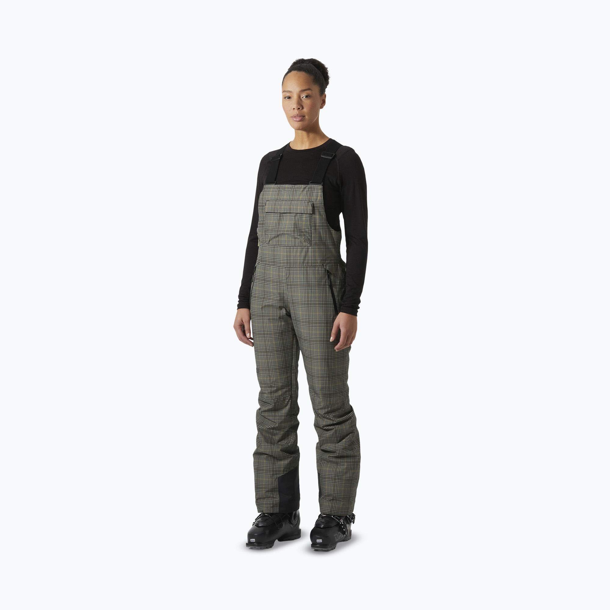 Дамски скиорски панталони Helly Hansen Legendary Insulated Bib pebble broxburn plaid aop