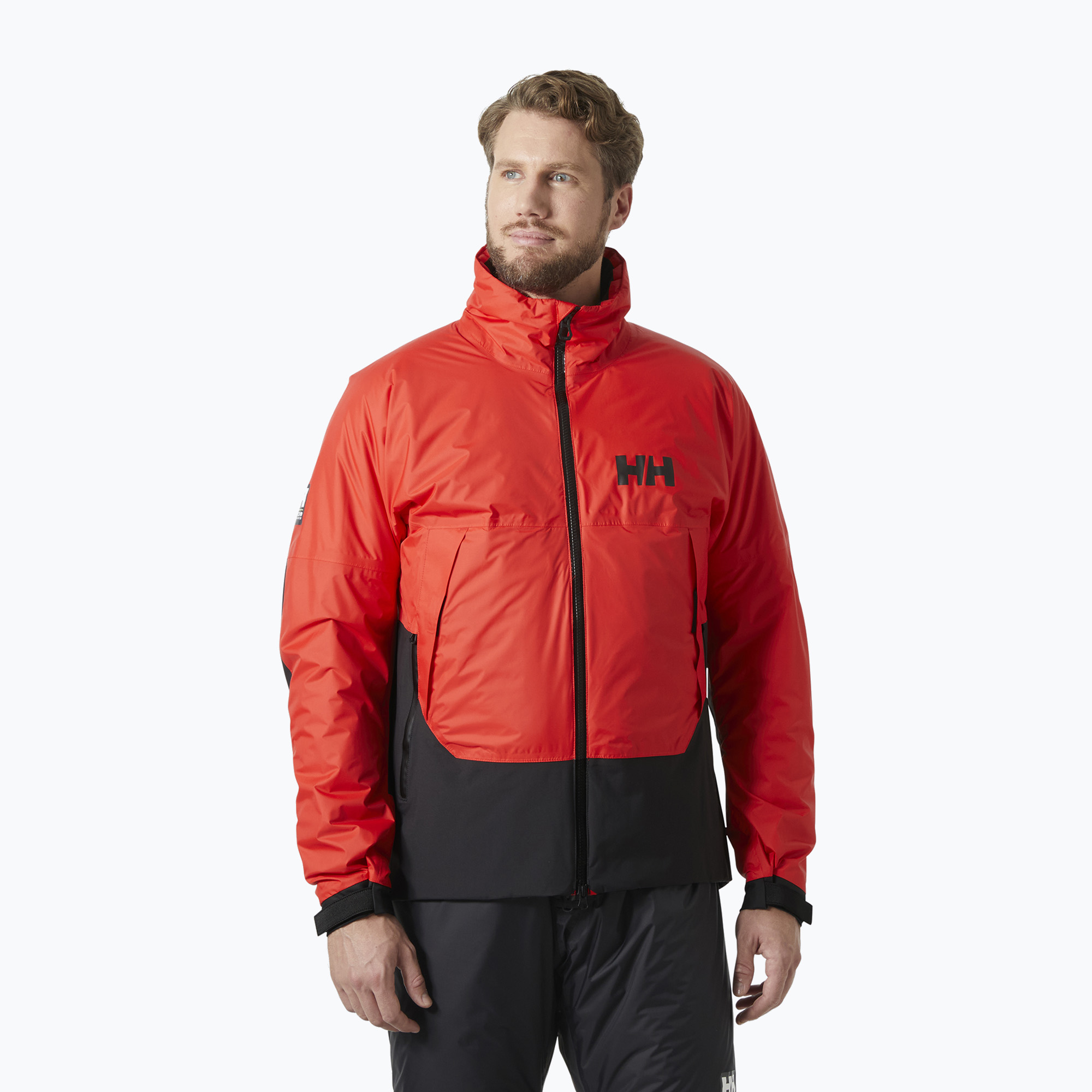 Kurtka żeglarska Helly Hansen Aegir Midlayer alert red 