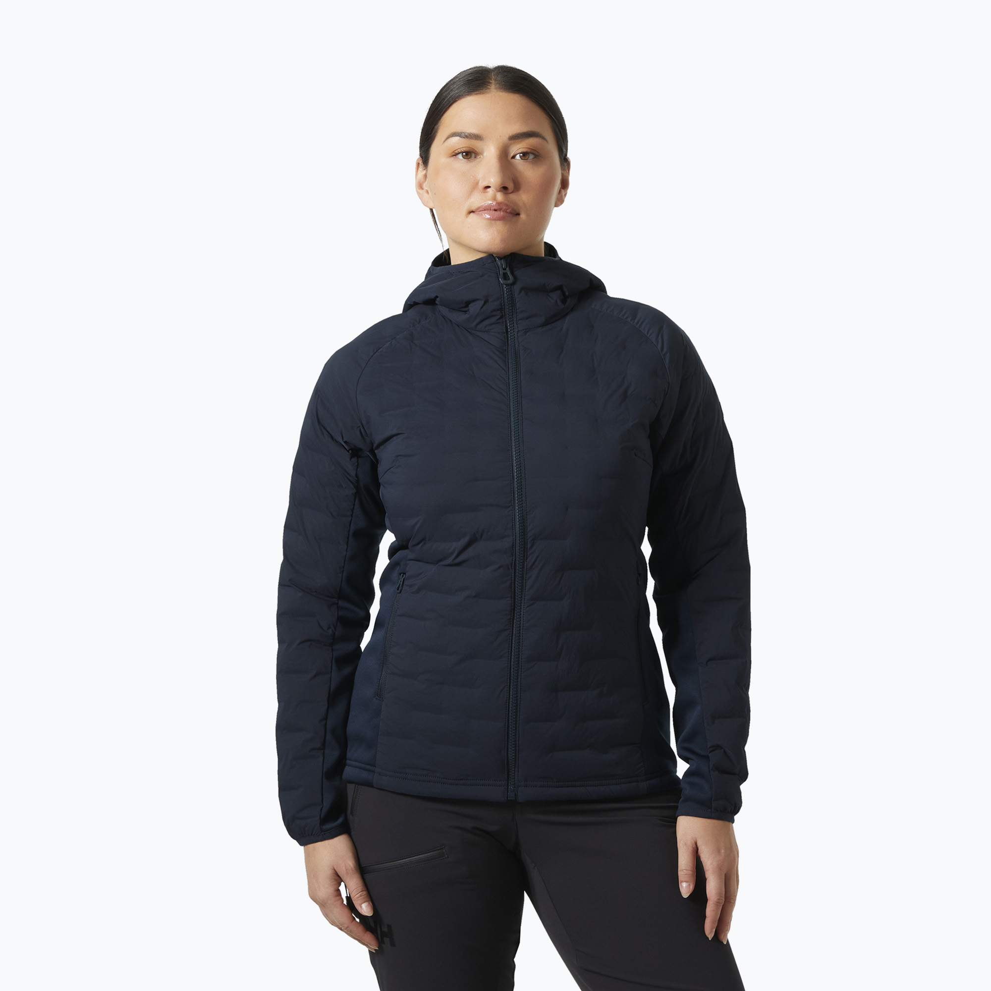 Kurtka hybrydowa damska Helly Hansen HP Hybrid Stretch Insulator navy 