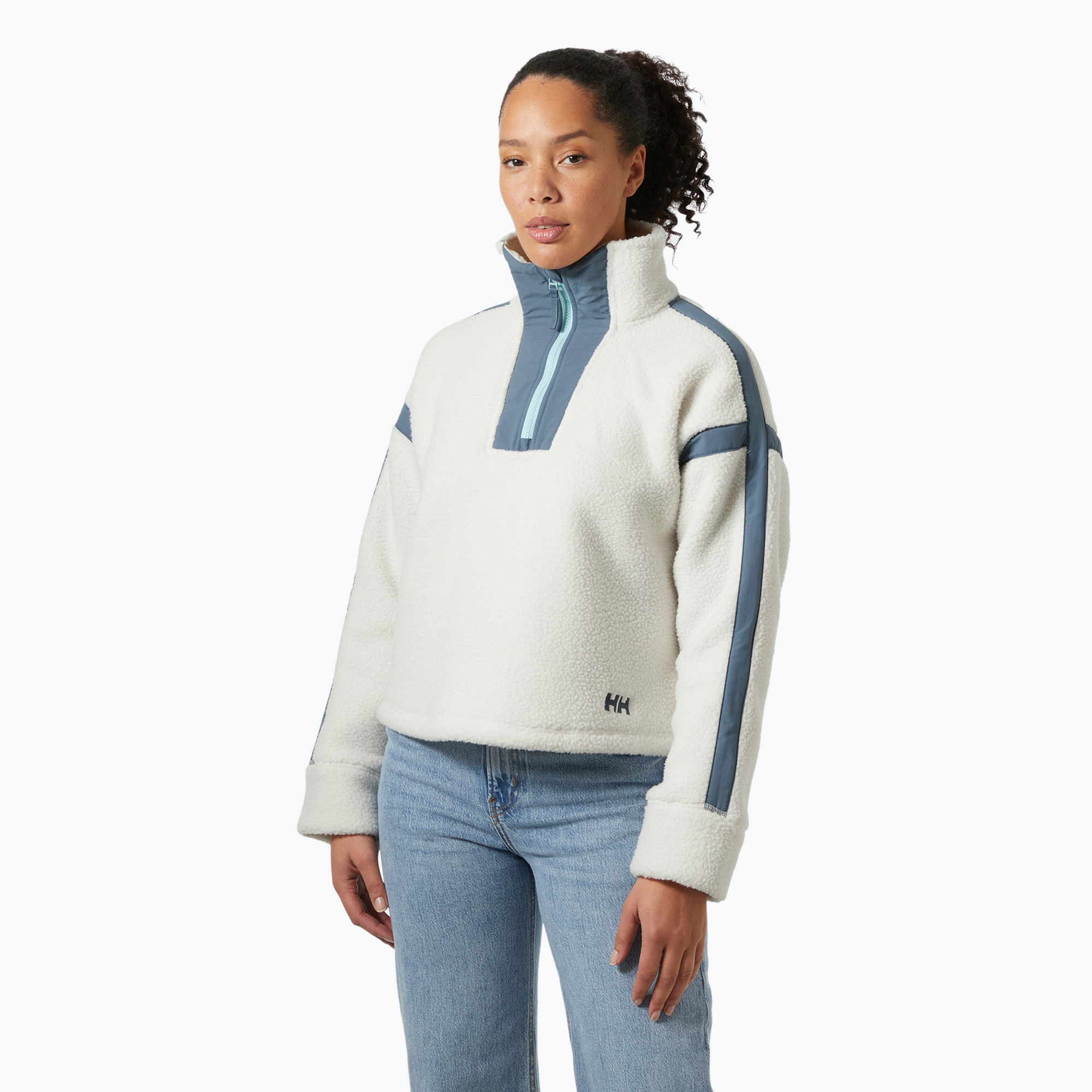 Bluza damska Helly Hansen Imperial Pile Zip snow 