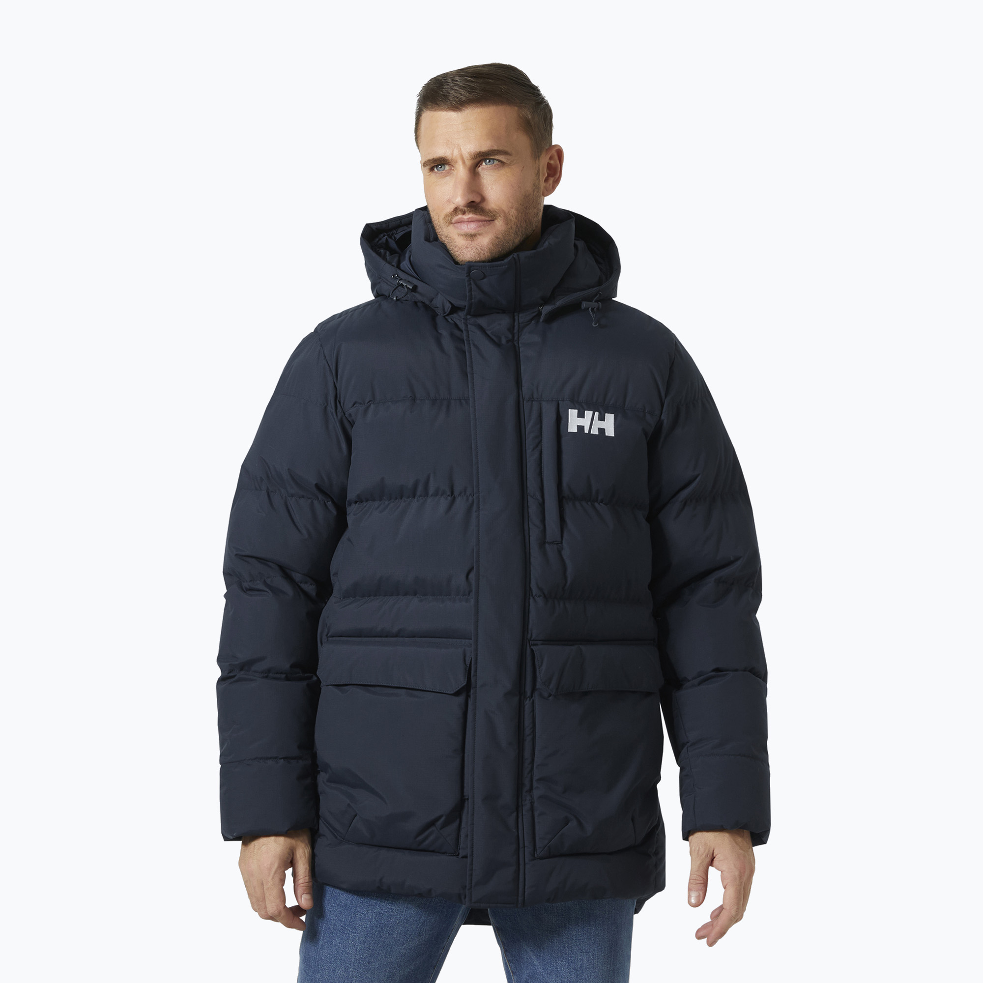 Kurtka ocieplana męska Helly Hansen Vardo Parka navy 