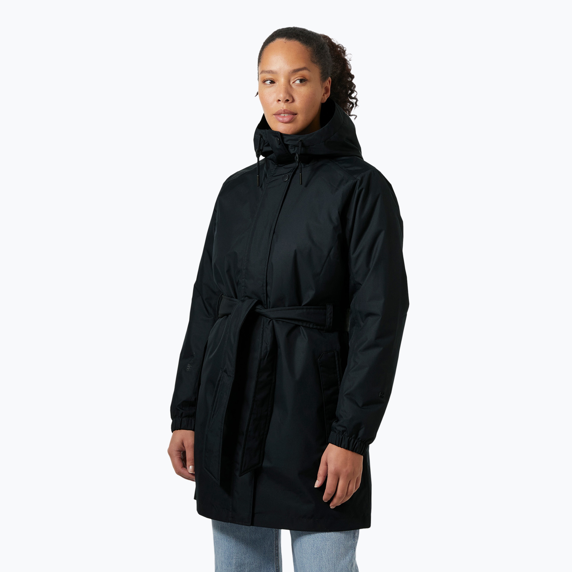 Płaszcz ocieplany damski Helly Hansen Classic Insulated Trench navy 