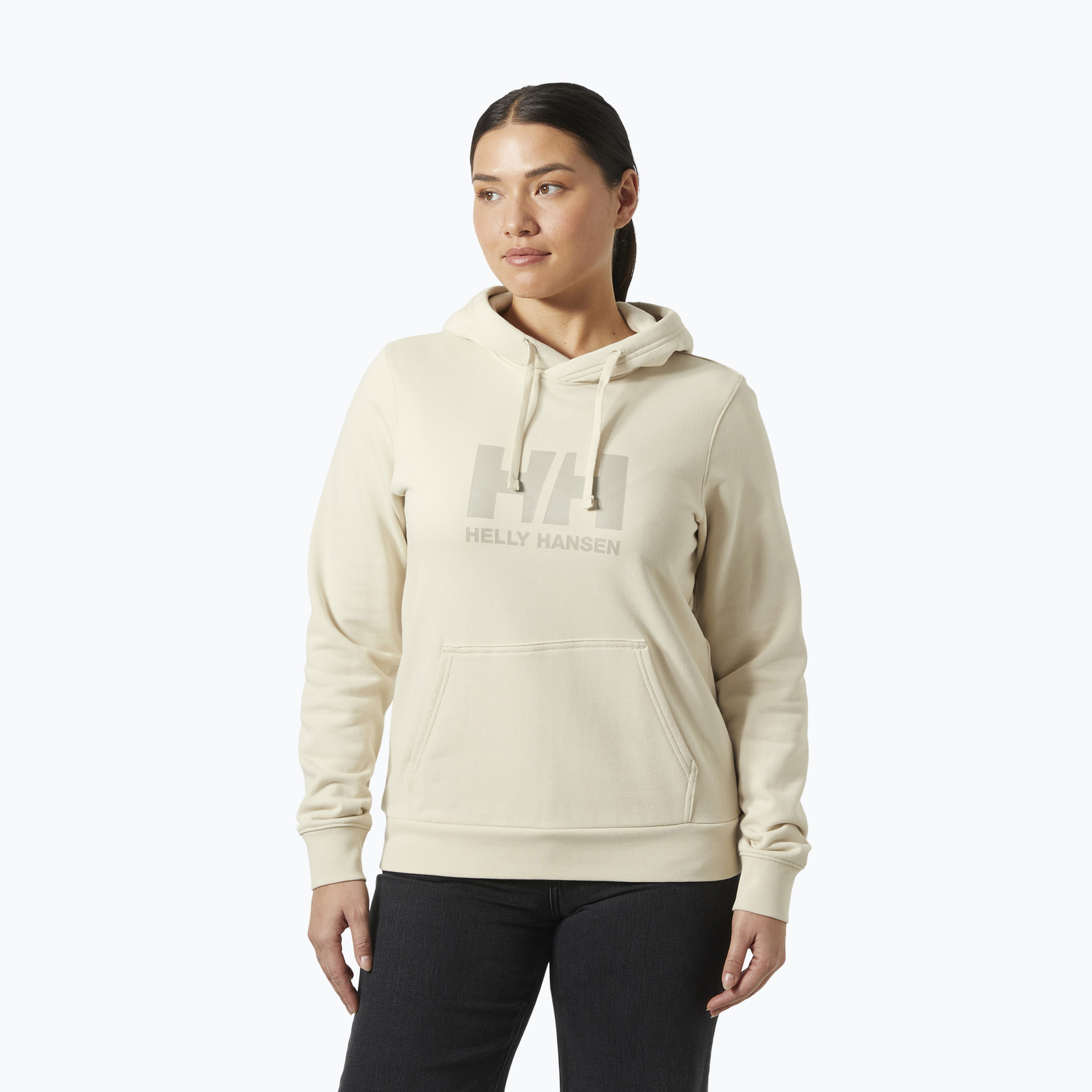 Bluză pentru femei Helly Hansen HH Logo Hoodie cream